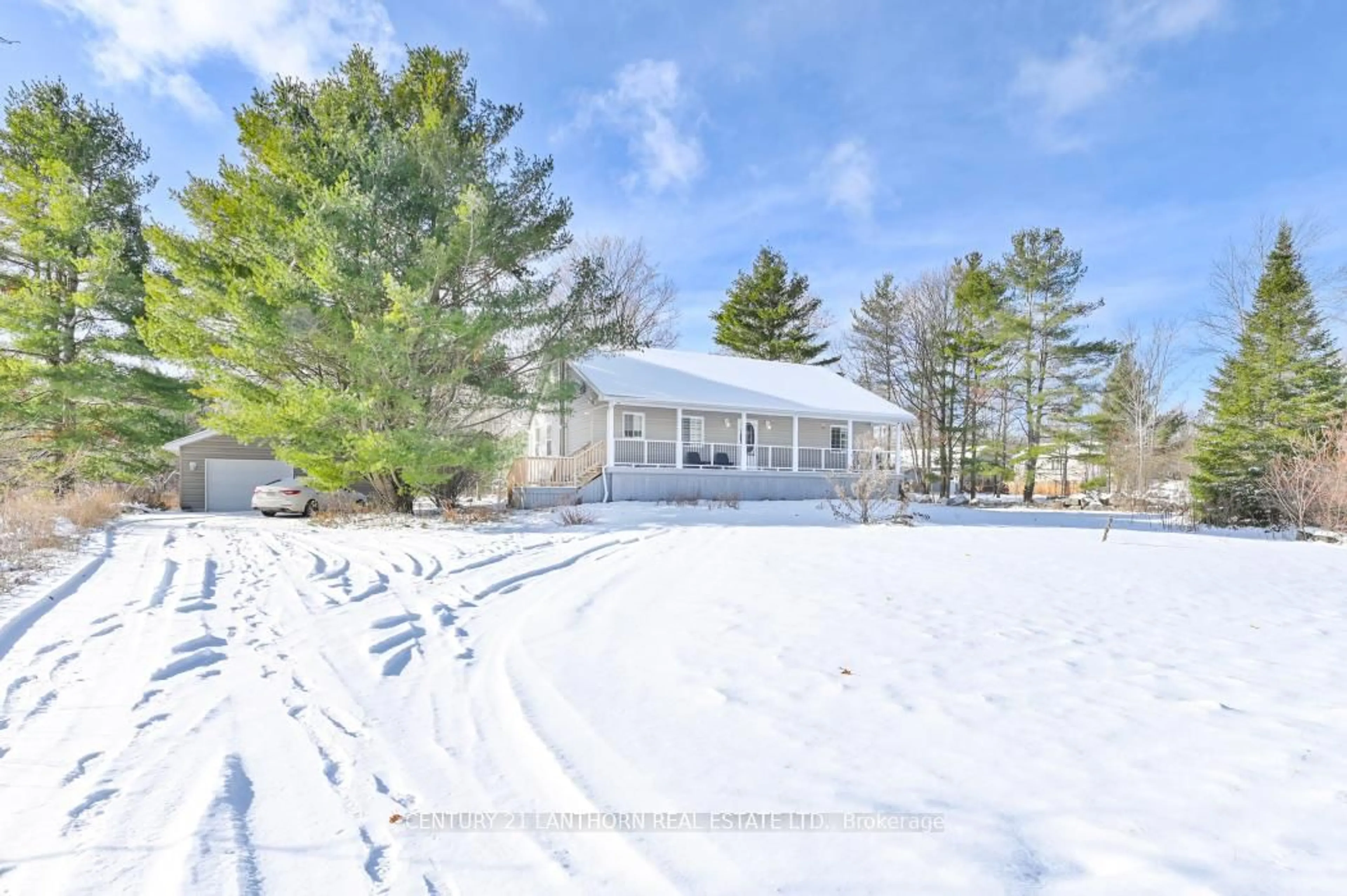 A pic from outside/outdoor area/front of a property/back of a property/a pic from drone, water/lake/river/ocean view for 337 Jarvis Rd, Madoc Ontario K0K 2K0