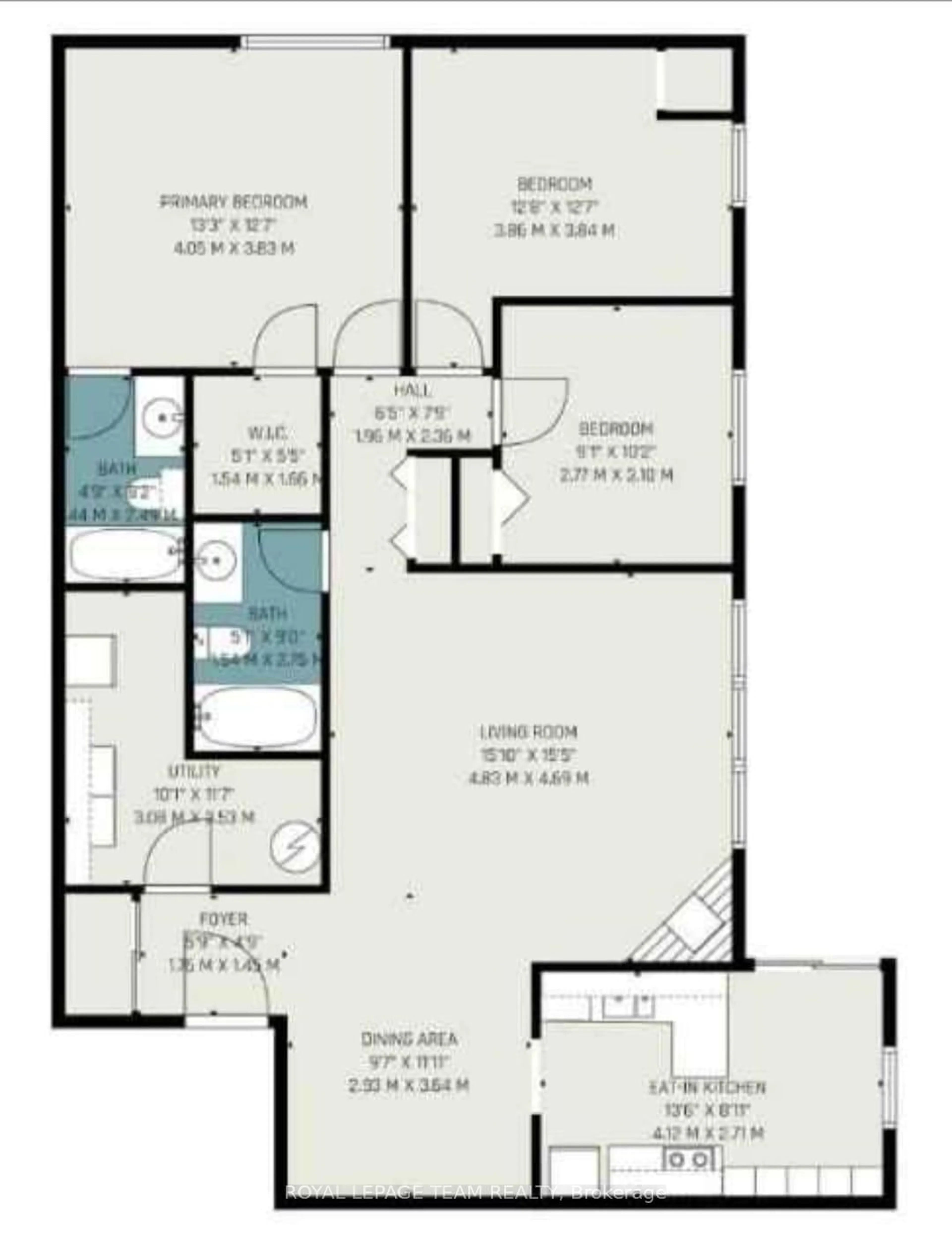 Floor plan for 7 Harness Lane #C, Ottawa Ontario K2M 1E1