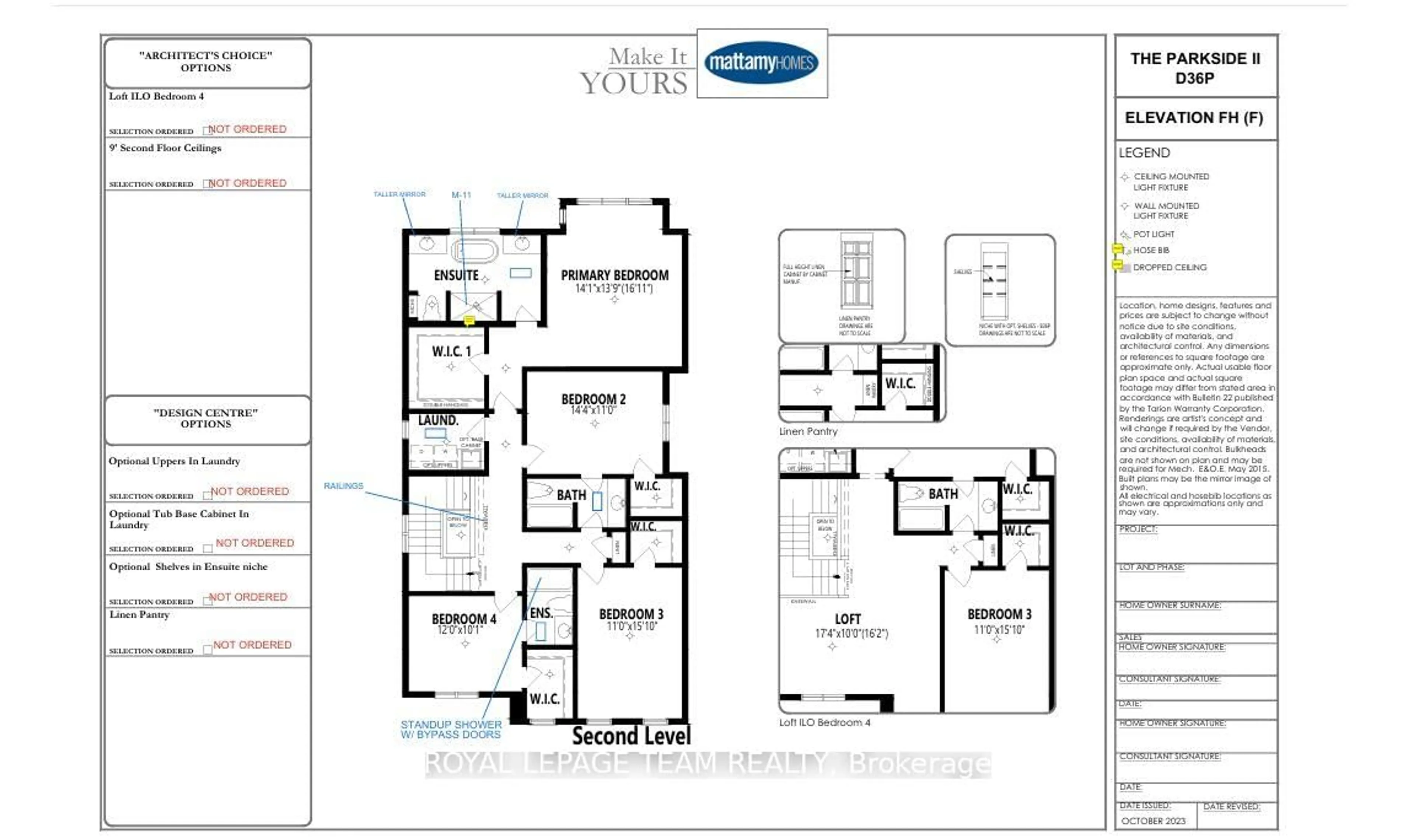 Floor plan for 919 Finescale Way, Ottawa Ontario K2J 0R5