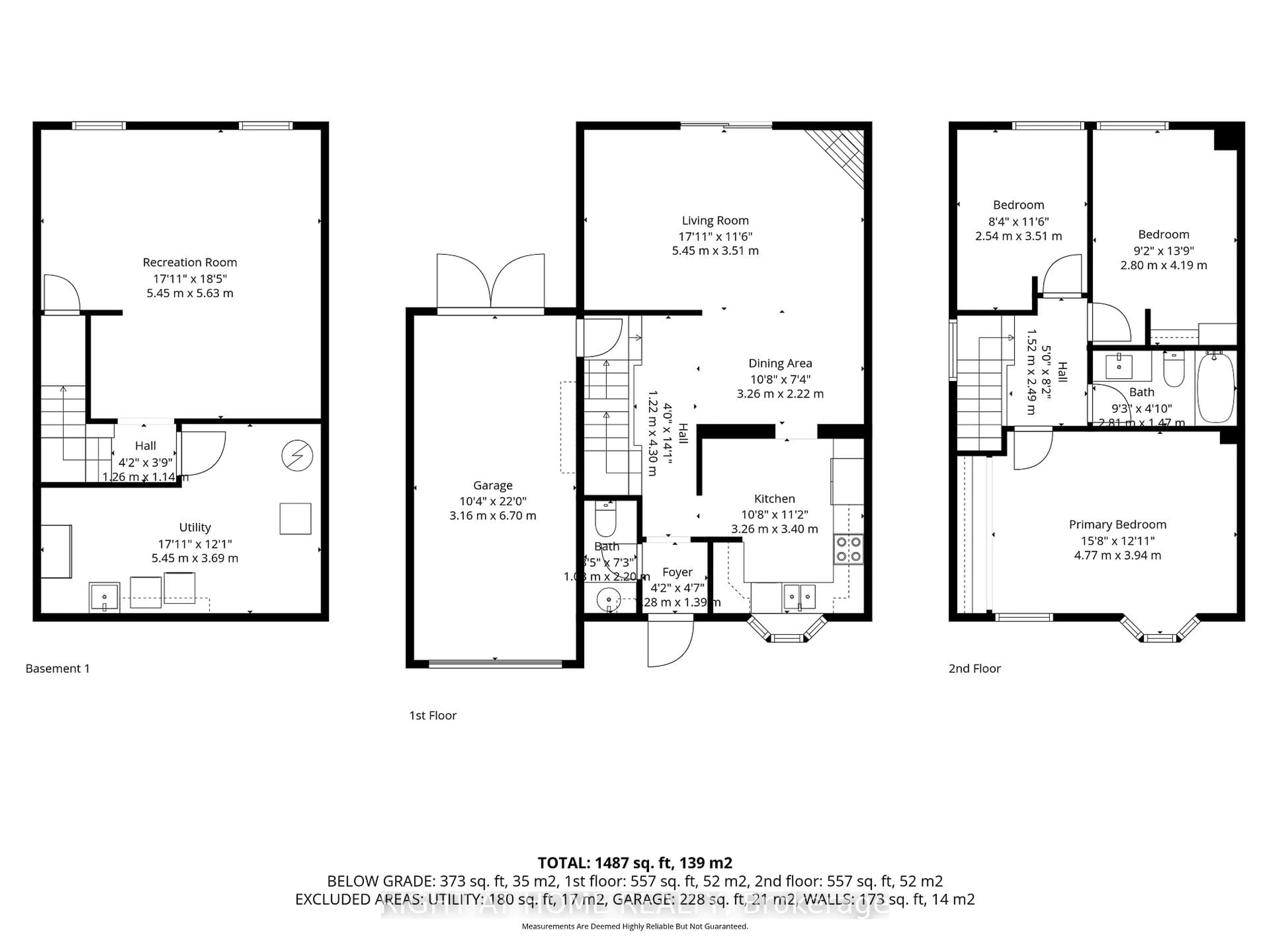 Floor plan for 1633 Lafrance Dr, Ottawa Ontario K1E 2L7