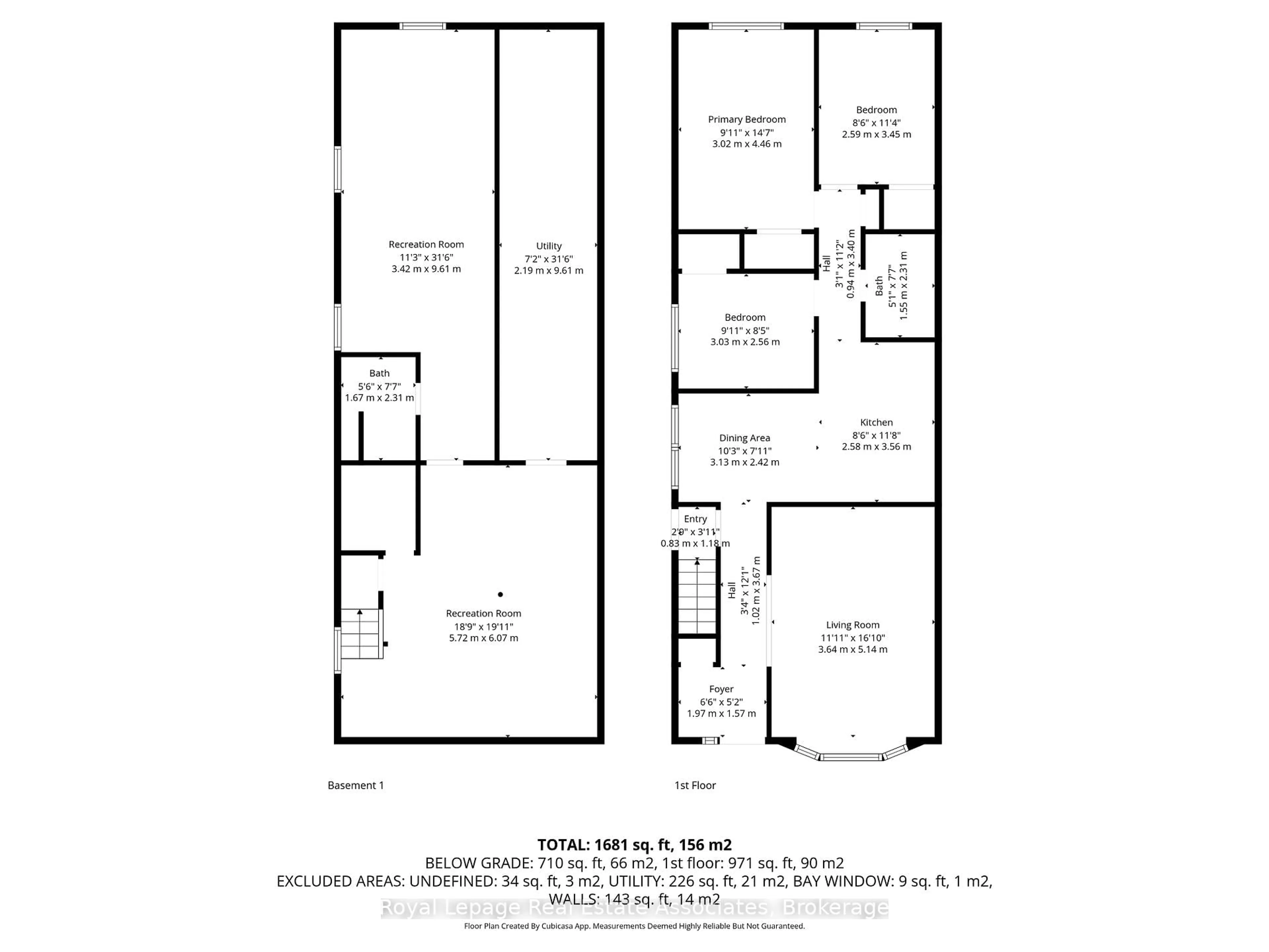 Floor plan for 12 Carnaby Cres, Kitchener Ontario N2A 1M7