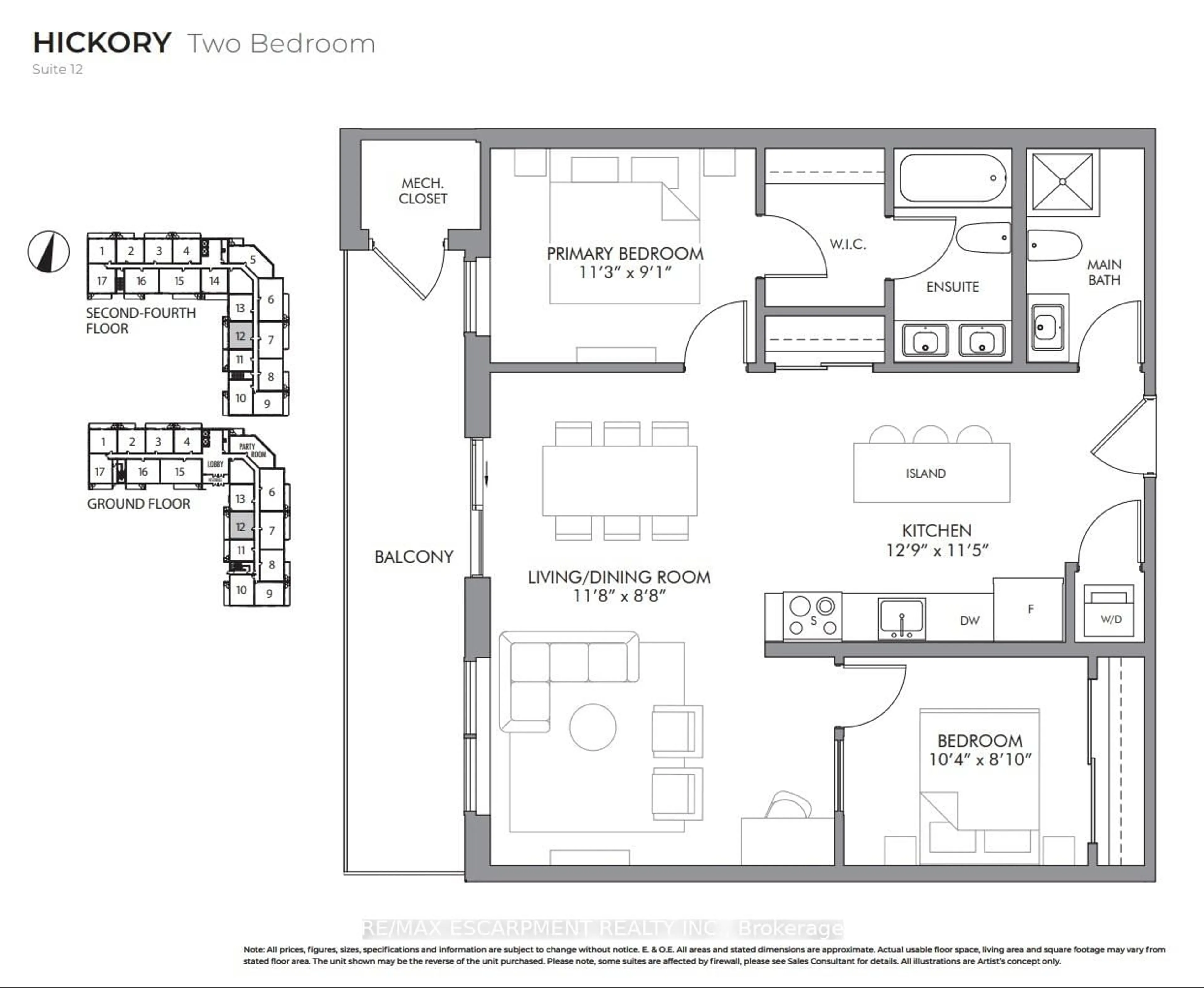 Floor plan for 7549A KALAR Rd #412, Niagara Falls Ontario L2H 3W6