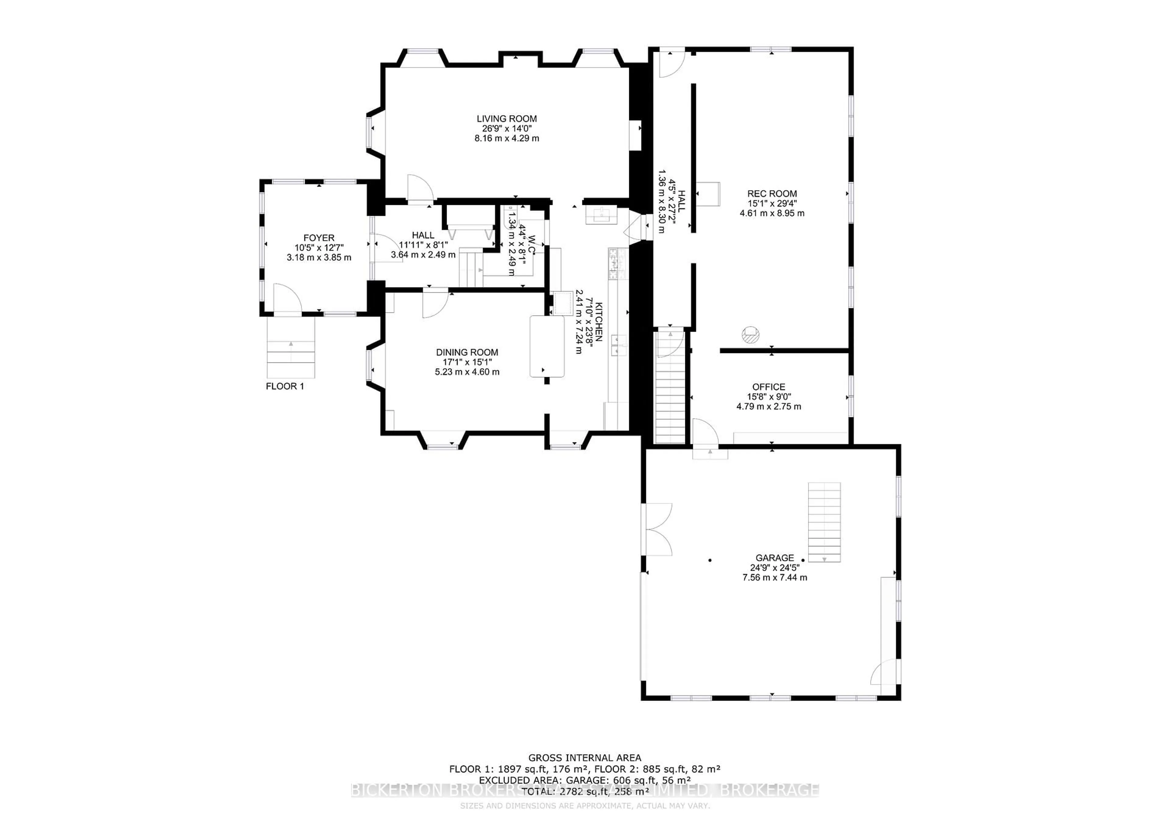 Floor plan for 646 Cty Rd 2 Rd, Front of Leeds & Seeleys Bay Ontario K0E 1L0