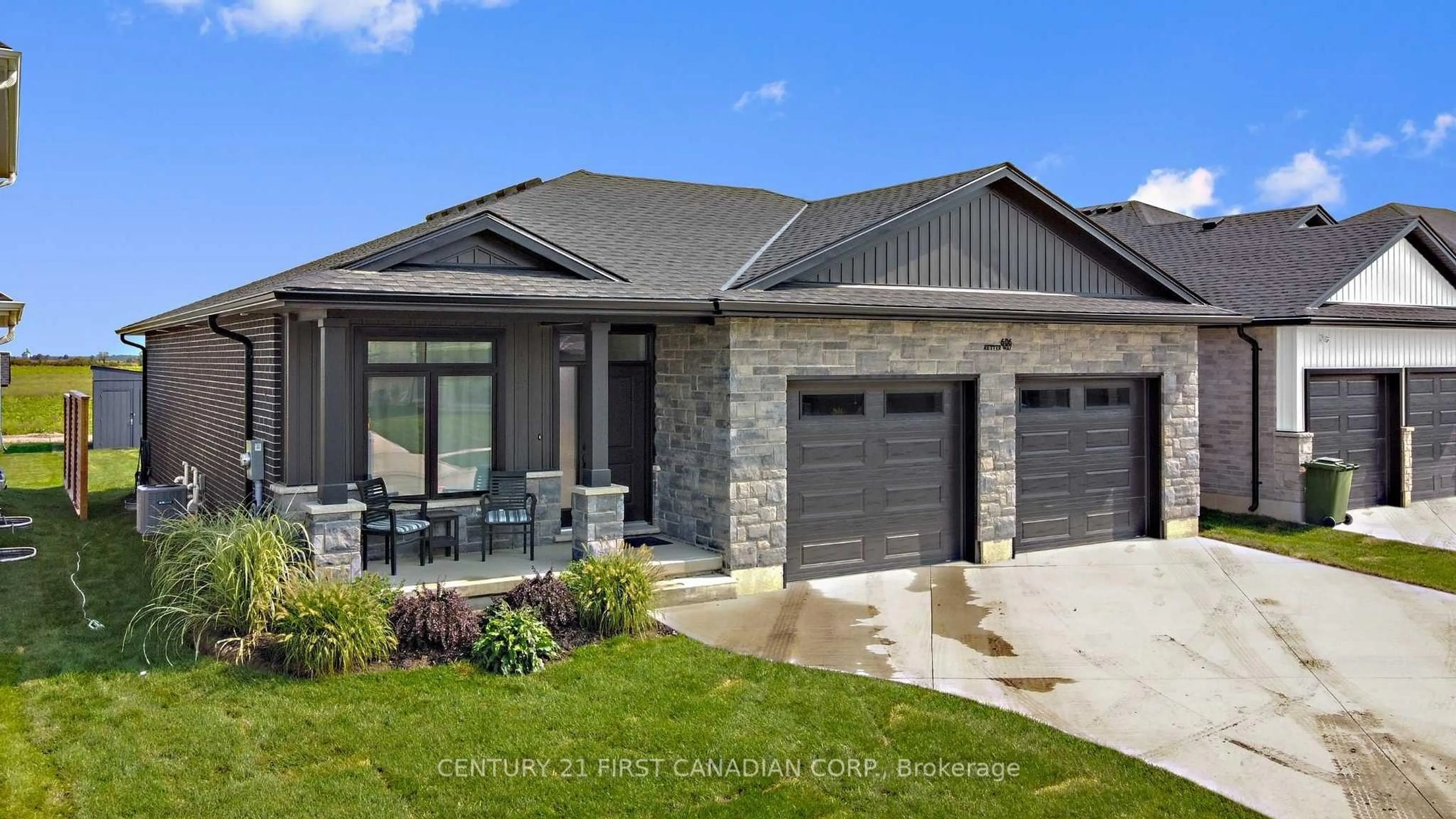 Home with brick exterior material, street for 672 Ketter Way, Plympton-Wyoming Ontario N0N 1T0