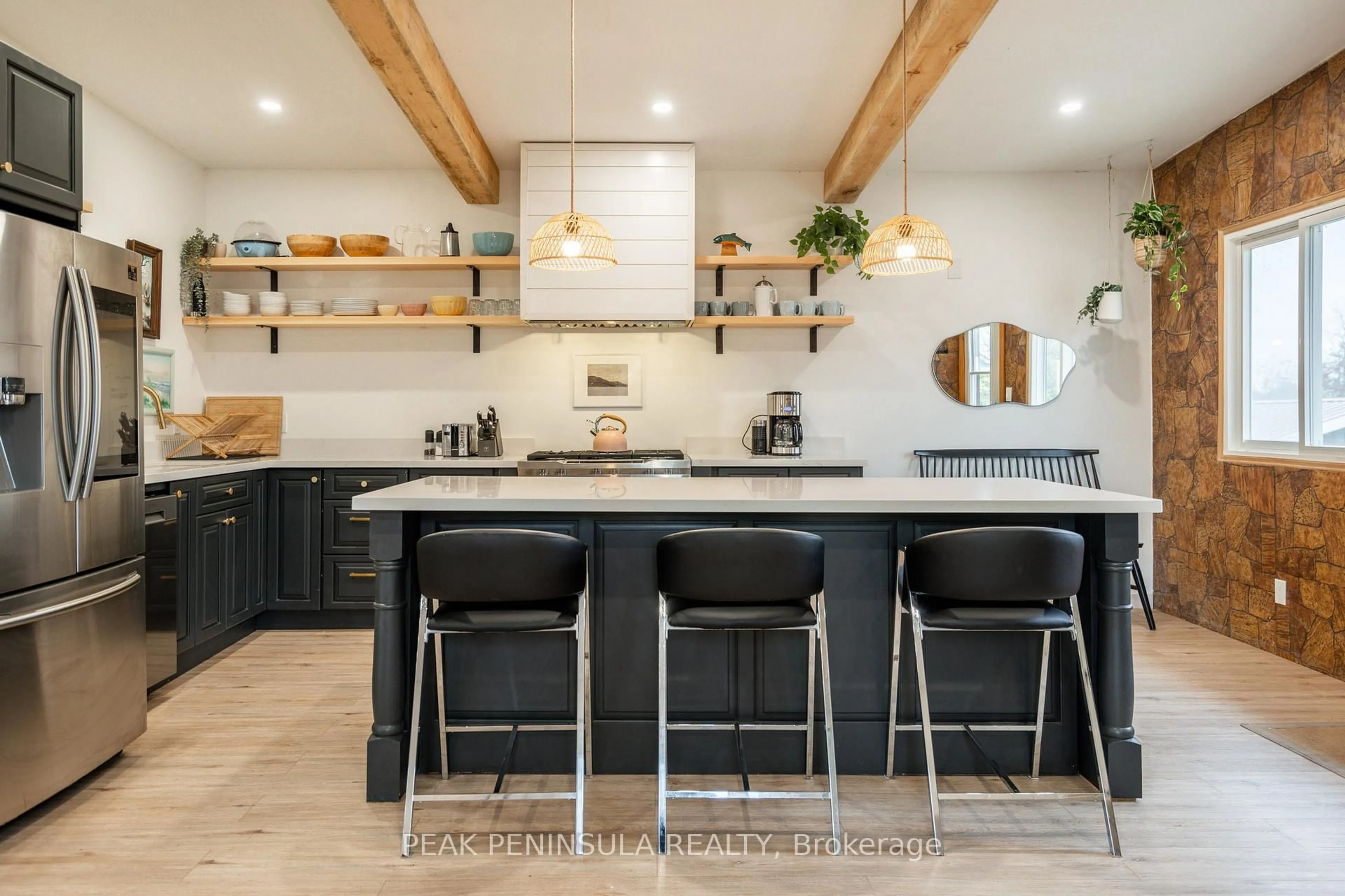 Open concept kitchen, ceramic/tile floor for 144 Woodstock Ave, Norfolk Ontario N0E 1M0