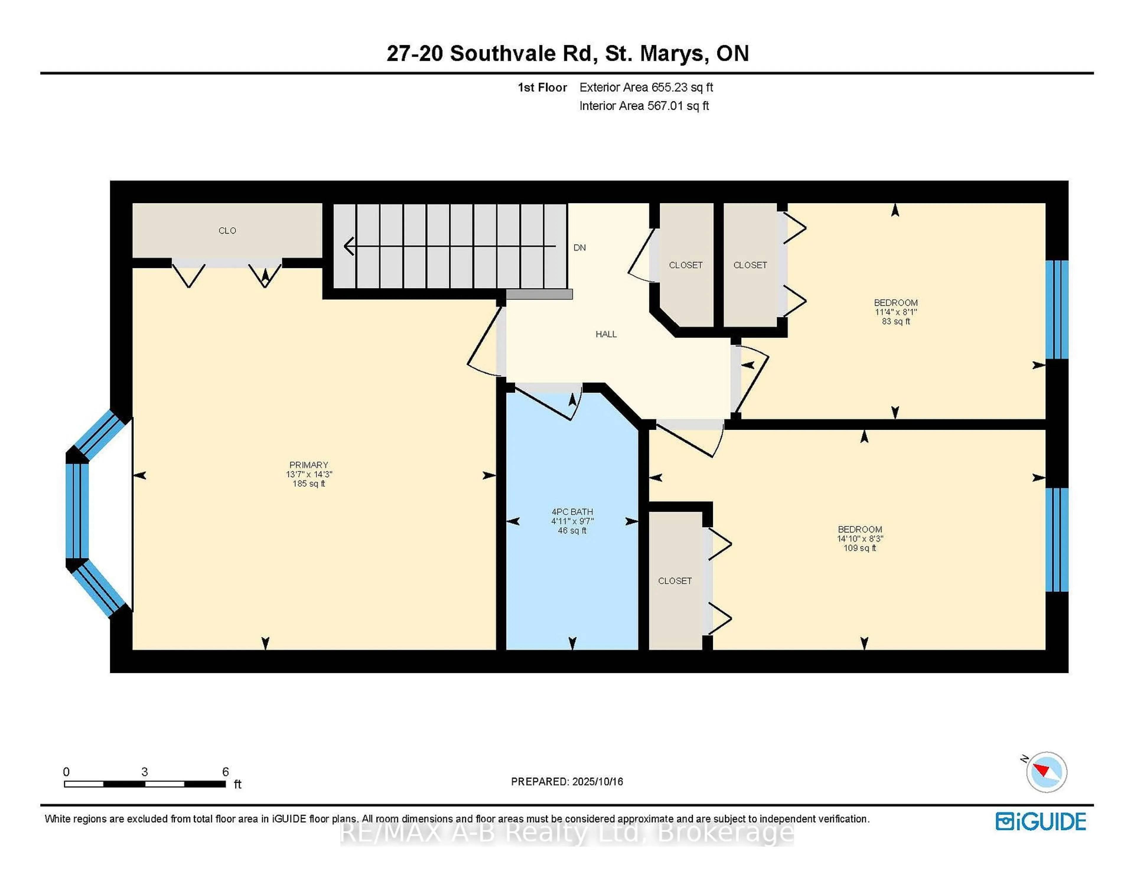 Floor plan for 20 Southvale Rd #27, St. Marys Ontario N4A 1E9