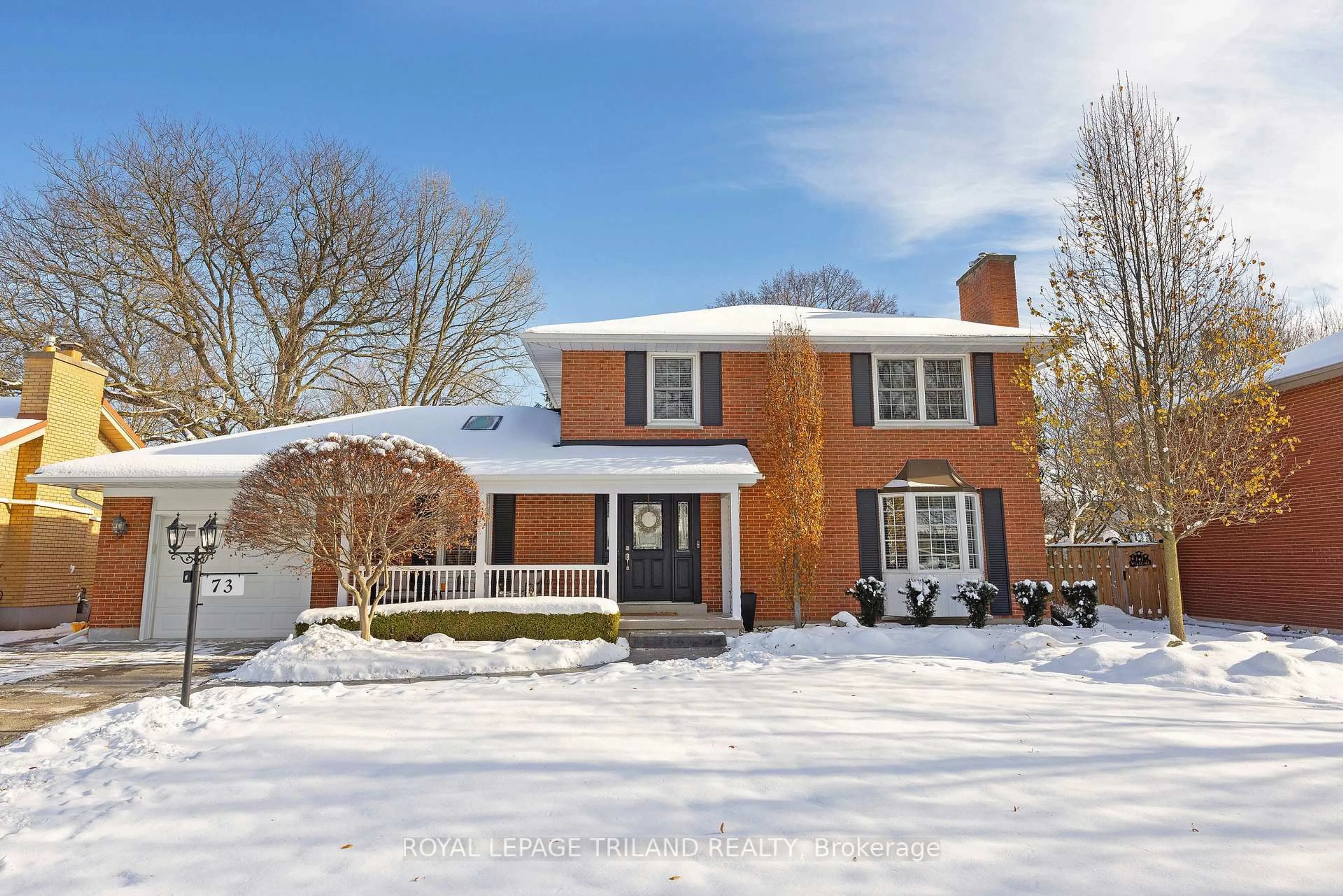 Home with brick exterior material, street for 73 McLeod Cres, London North Ontario N5X 1S7