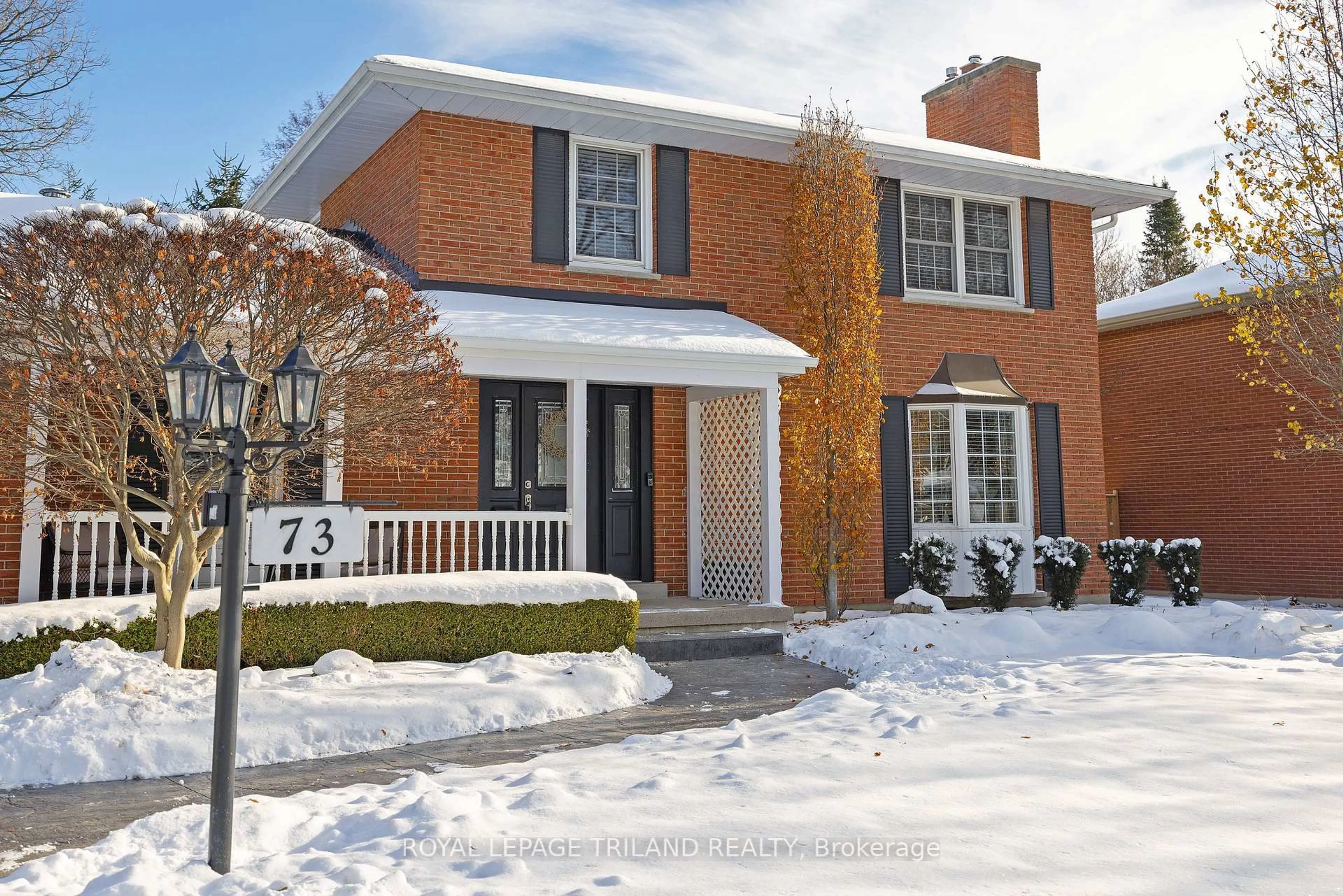 Home with brick exterior material, street for 73 McLeod Cres, London North Ontario N5X 1S7