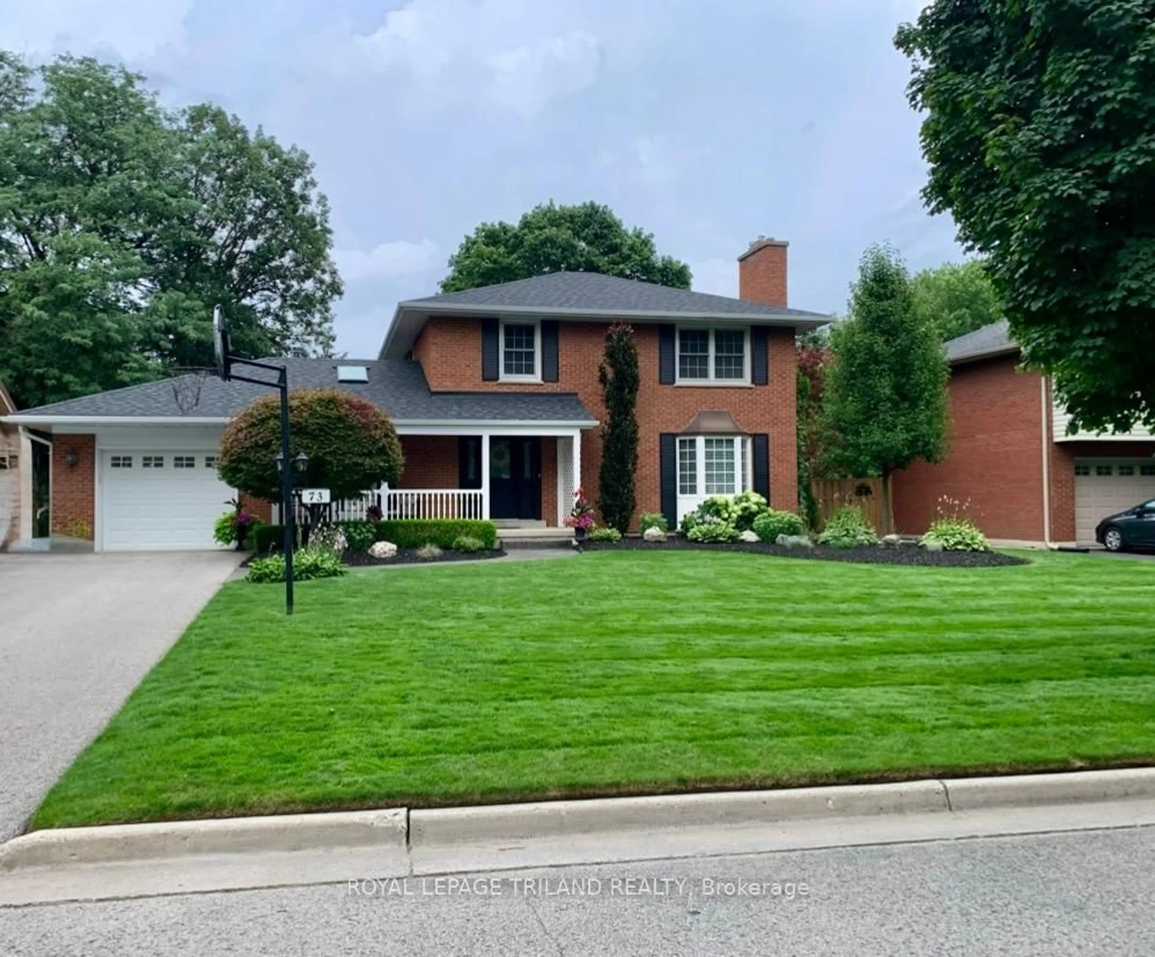 Home with brick exterior material, street for 73 McLeod Cres, London North Ontario N5X 1S7