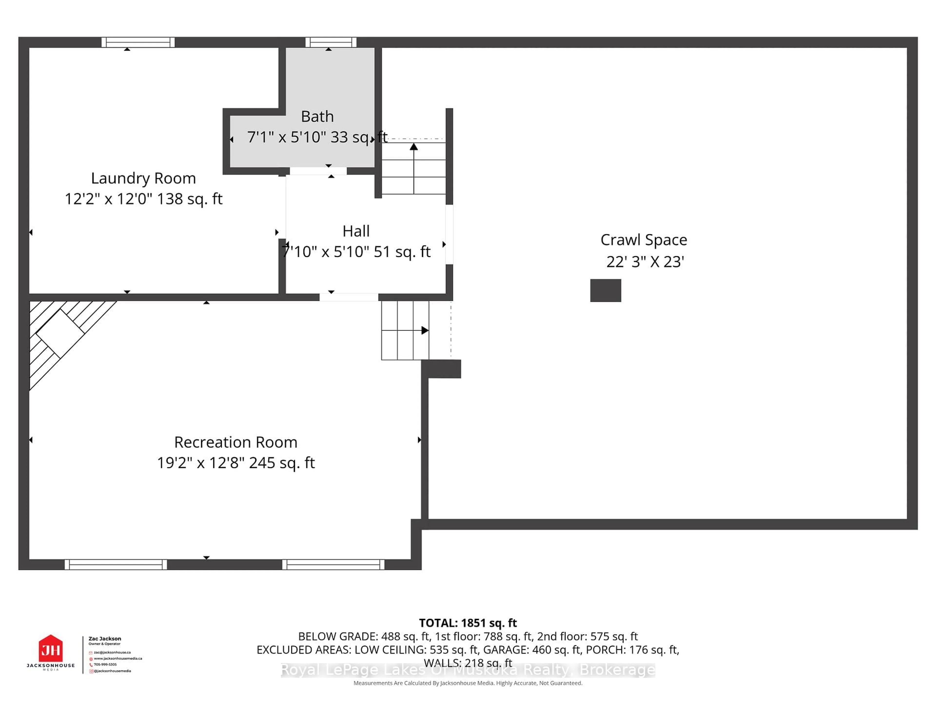 Floor plan for 5 Brobst Forest Cres, Bracebridge Ontario P1L 1C8