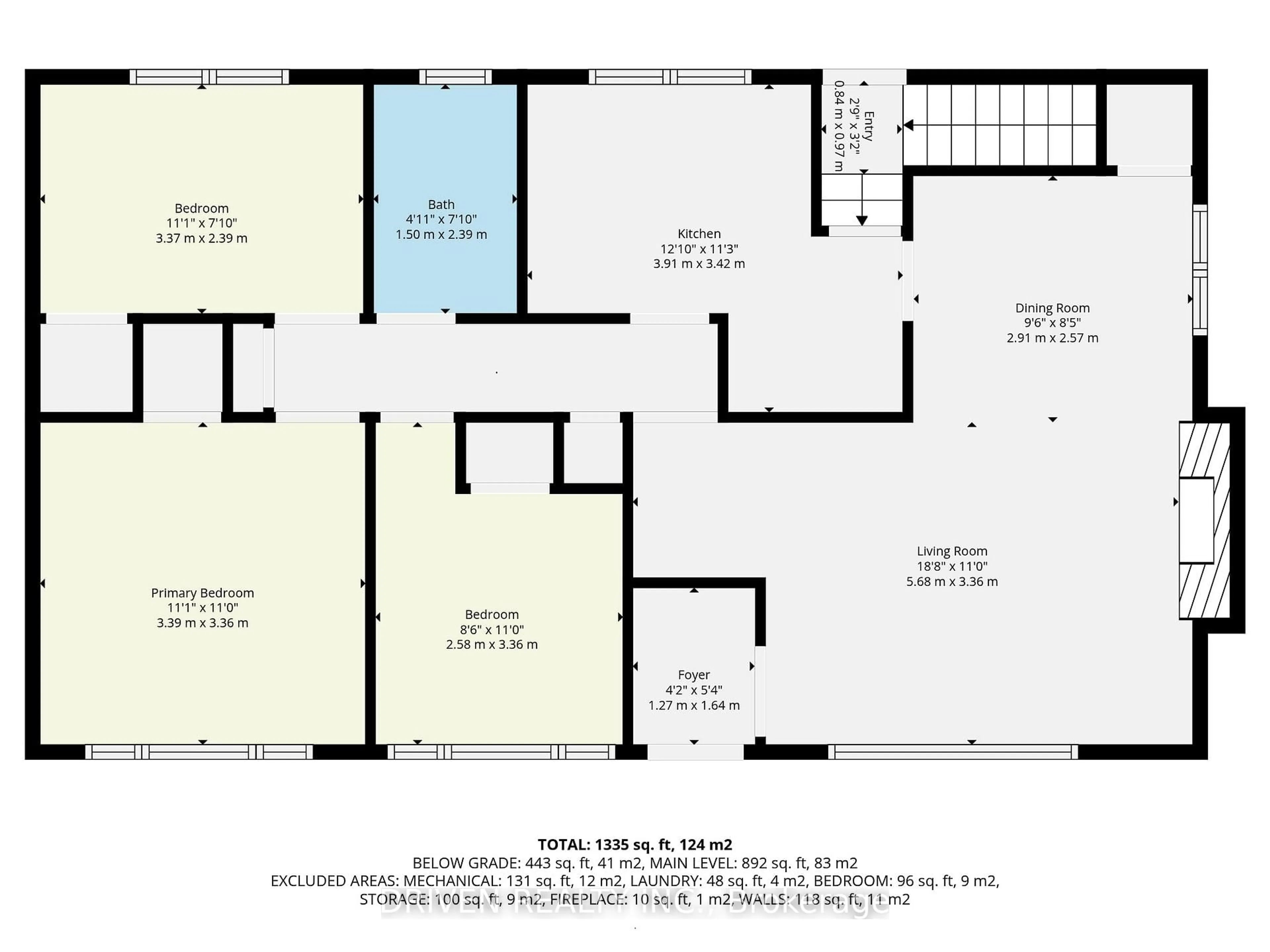 Floor plan for 2175 St Laurent Blvd, Ottawa Ontario K1G 1A8