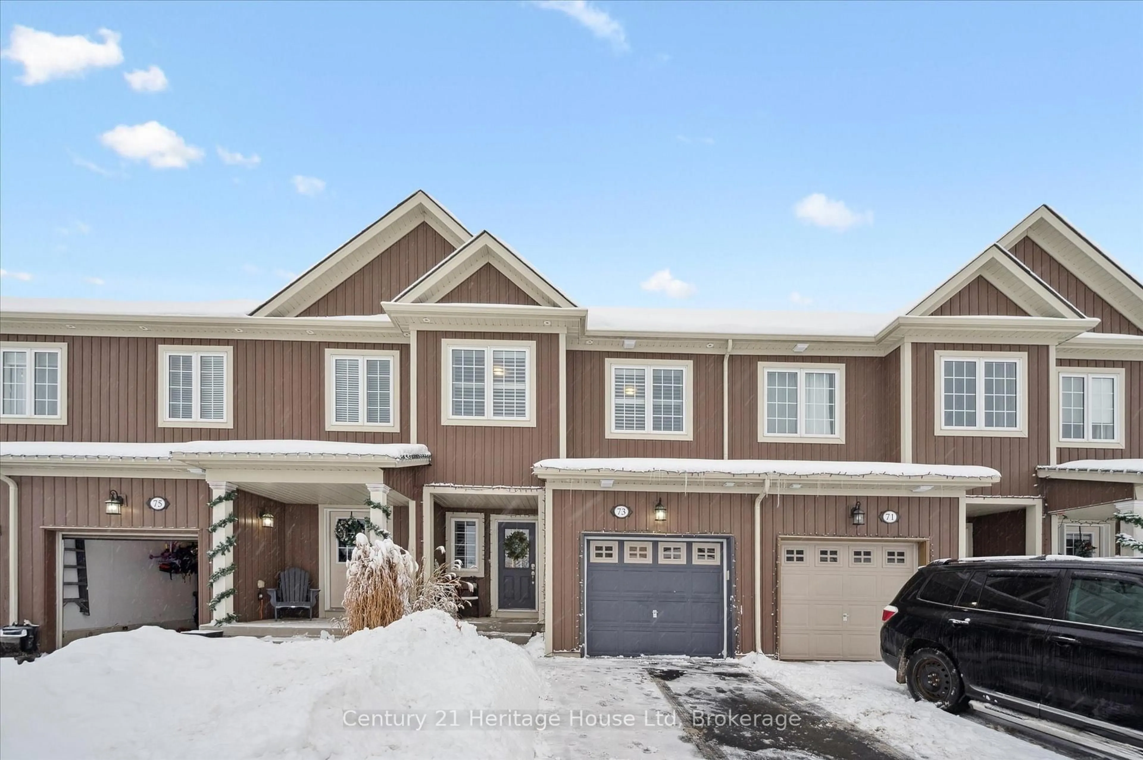 Home with brick exterior material, street for 73 Courtney St, Centre Wellington Ontario N1M 0E5