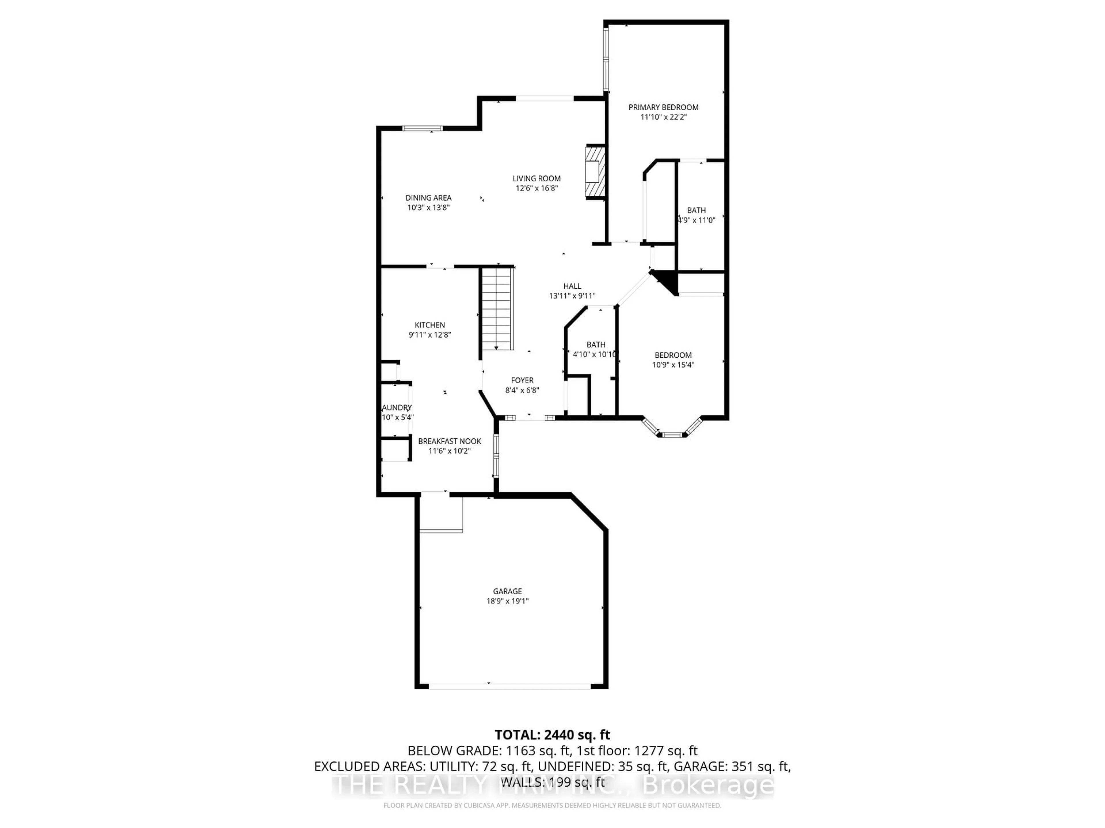 Floor plan for 93 Pine Valley Gate #6, London South Ontario N6H 1L7
