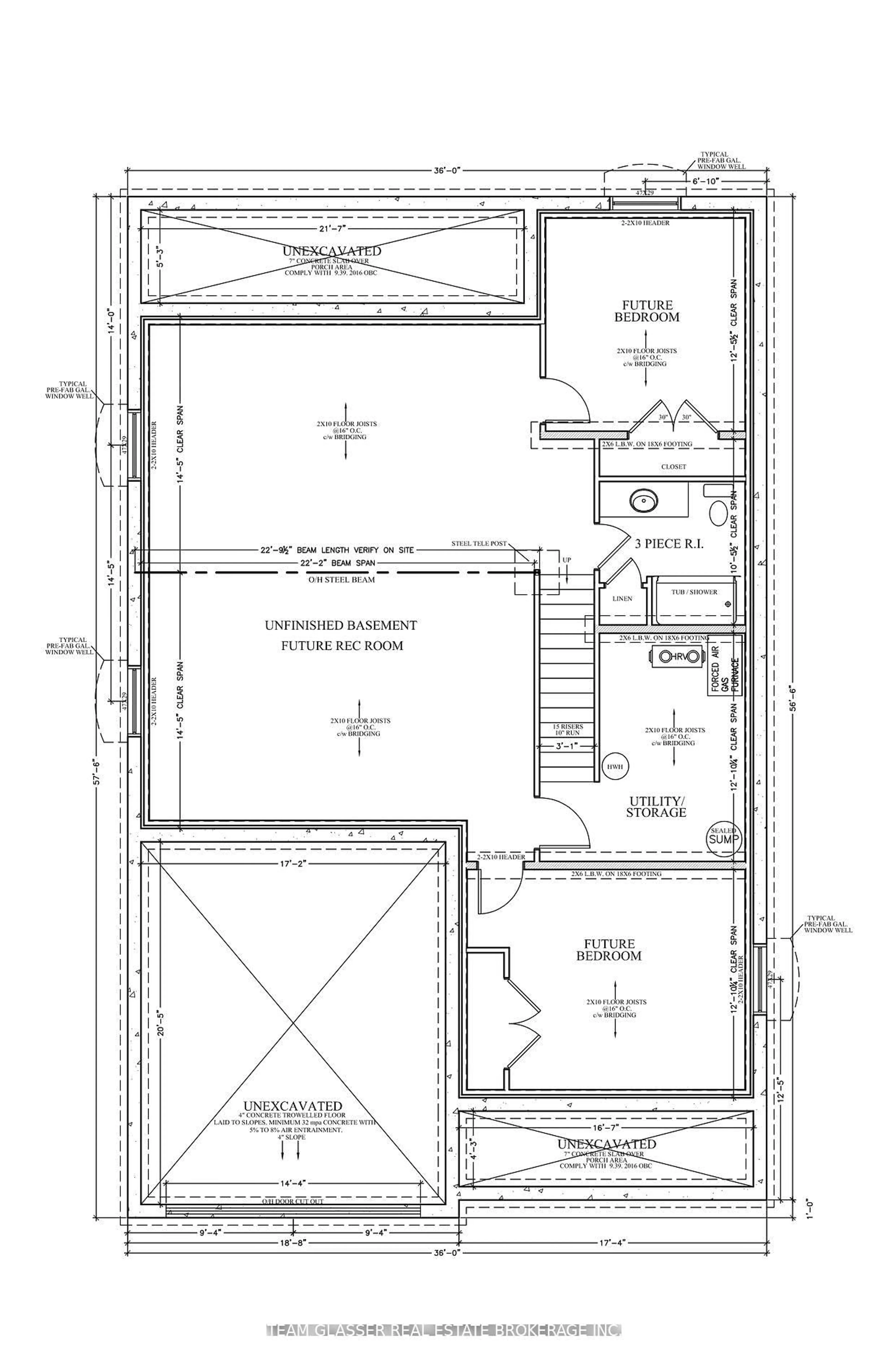 Floor plan for 73 (Lot 18) Dearing Dr, South Huron Ontario N0M 1T0