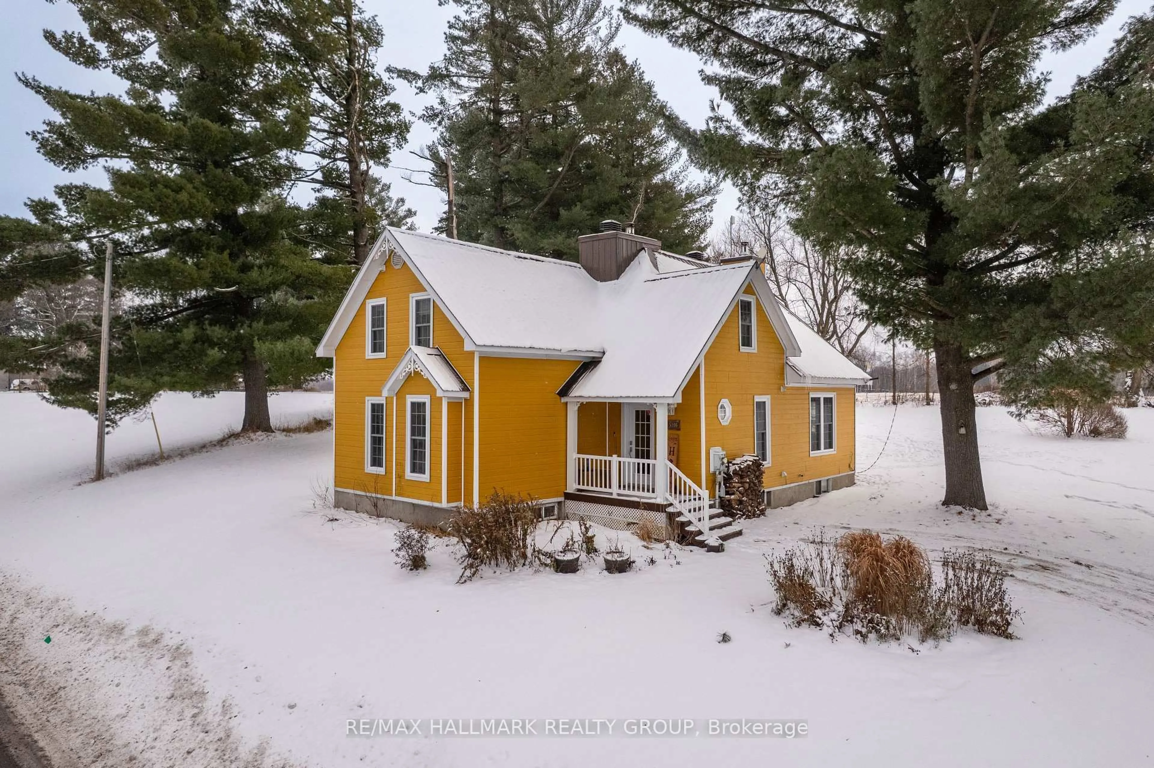 A pic from outside/outdoor area/front of a property/back of a property/a pic from drone, street for 5196 County 10 Rd, The Nation Ontario K0B 1G0