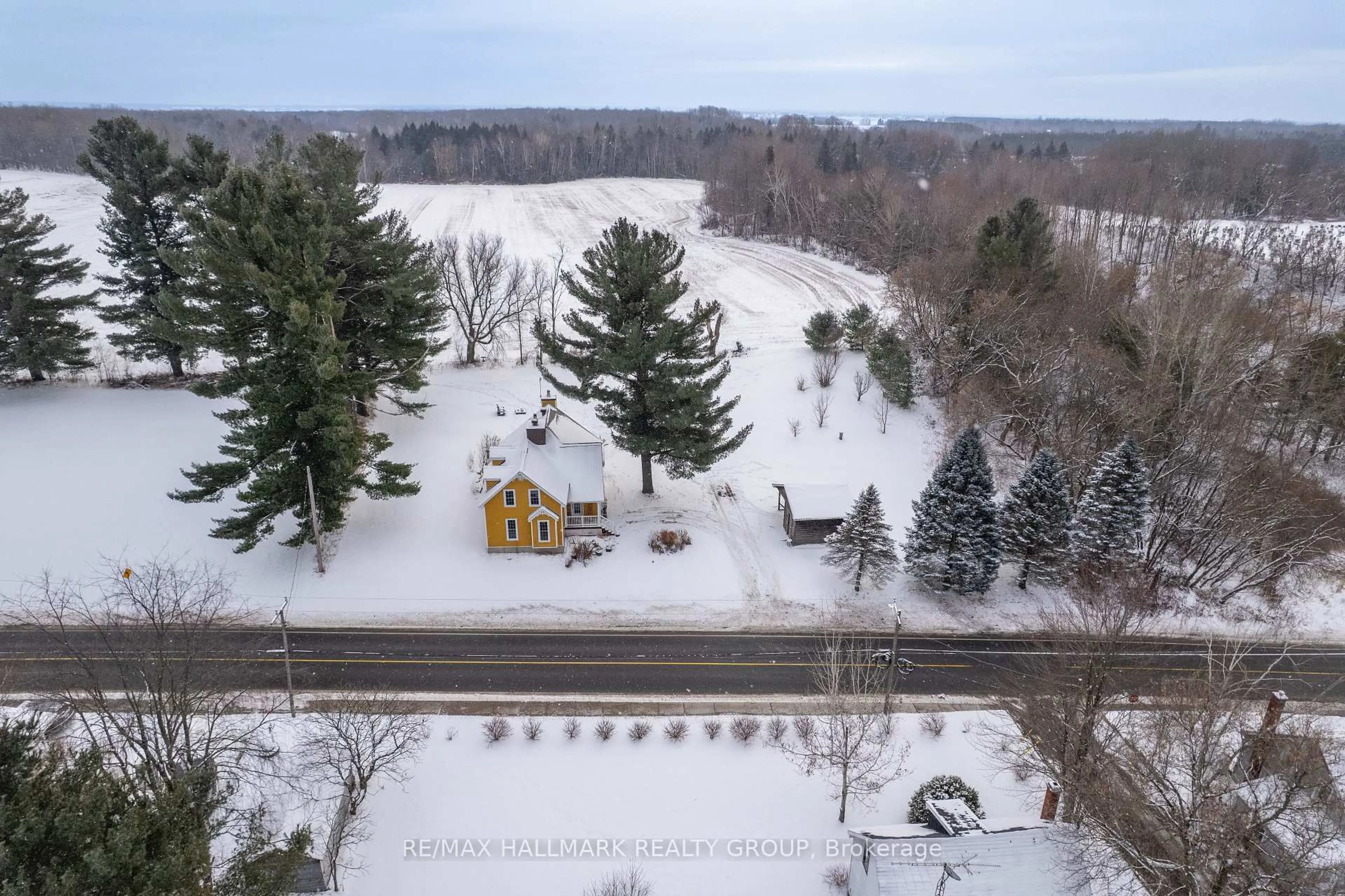 A pic from outside/outdoor area/front of a property/back of a property/a pic from drone, unknown for 5196 County 10 Rd, The Nation Ontario K0B 1G0