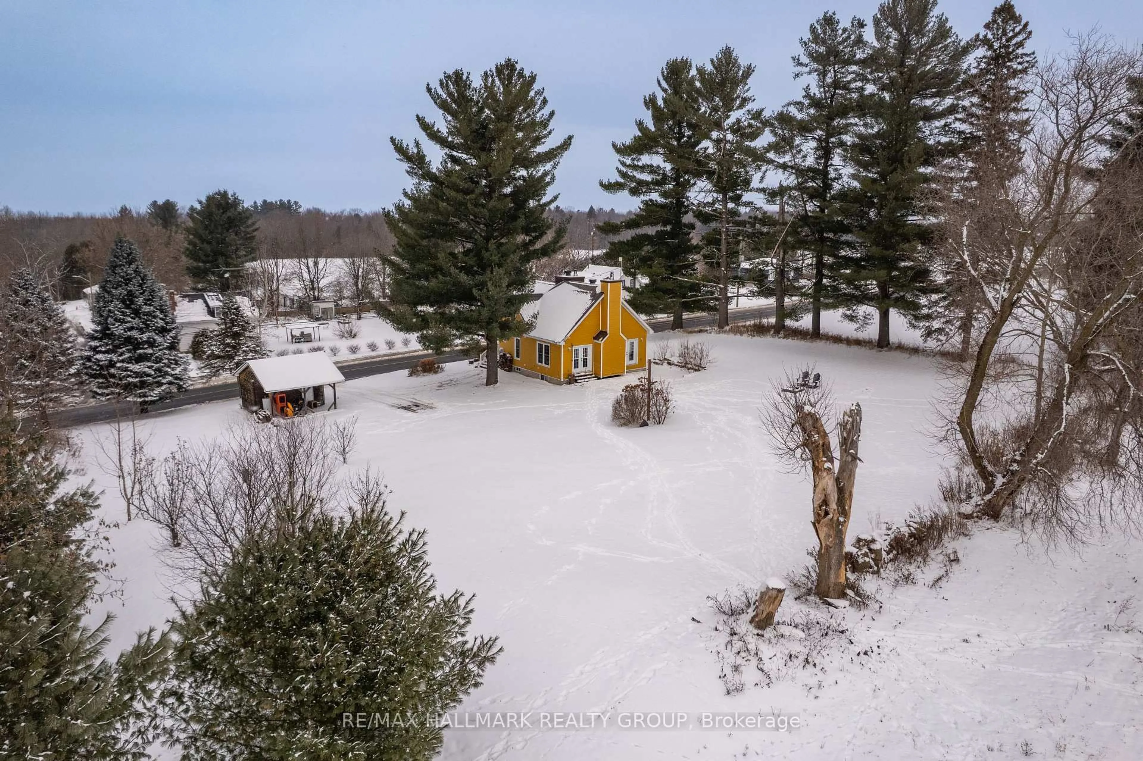 A pic from outside/outdoor area/front of a property/back of a property/a pic from drone, unknown for 5196 County 10 Rd, The Nation Ontario K0B 1G0