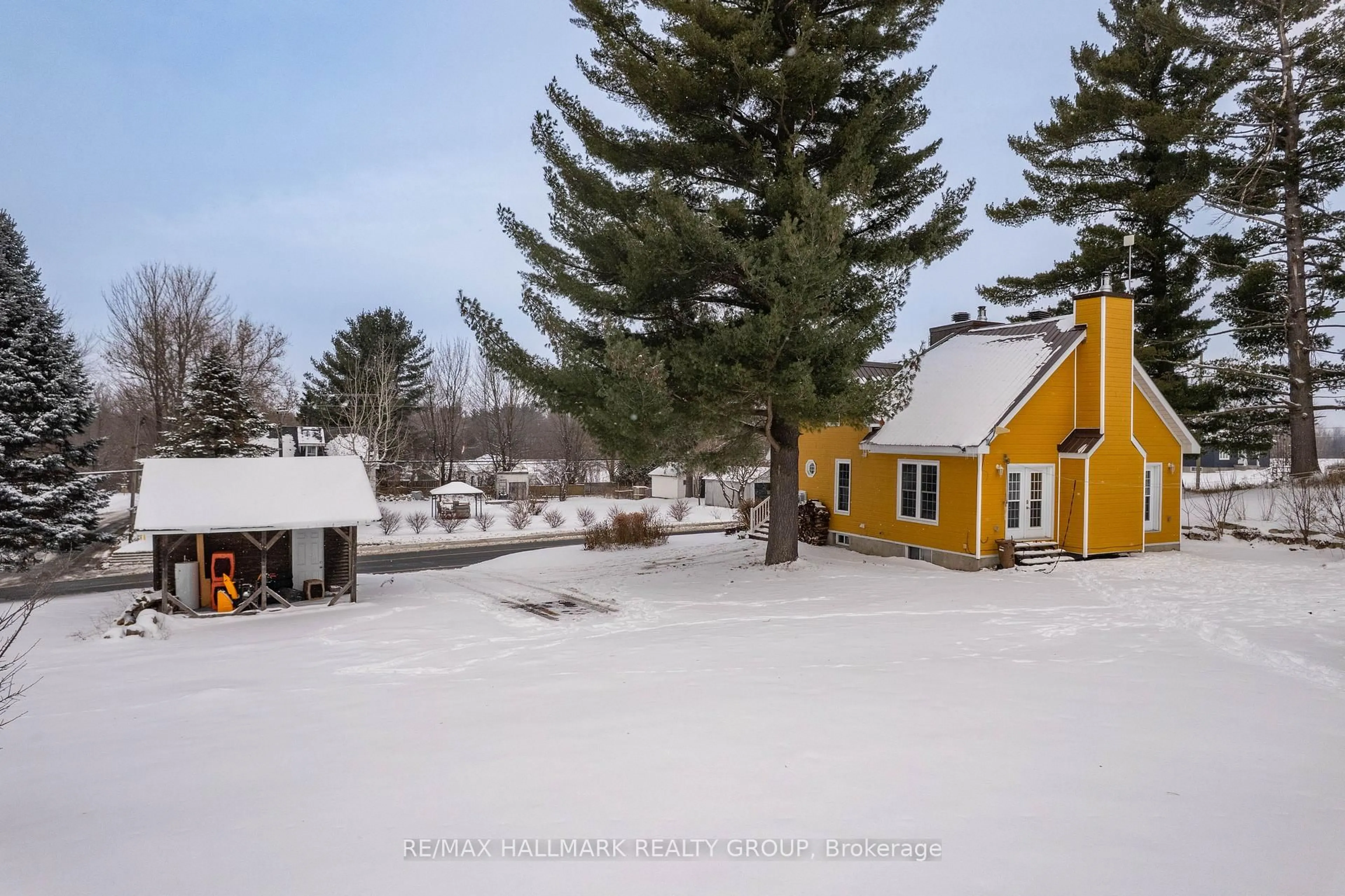 A pic from outside/outdoor area/front of a property/back of a property/a pic from drone, street for 5196 County 10 Rd, The Nation Ontario K0B 1G0