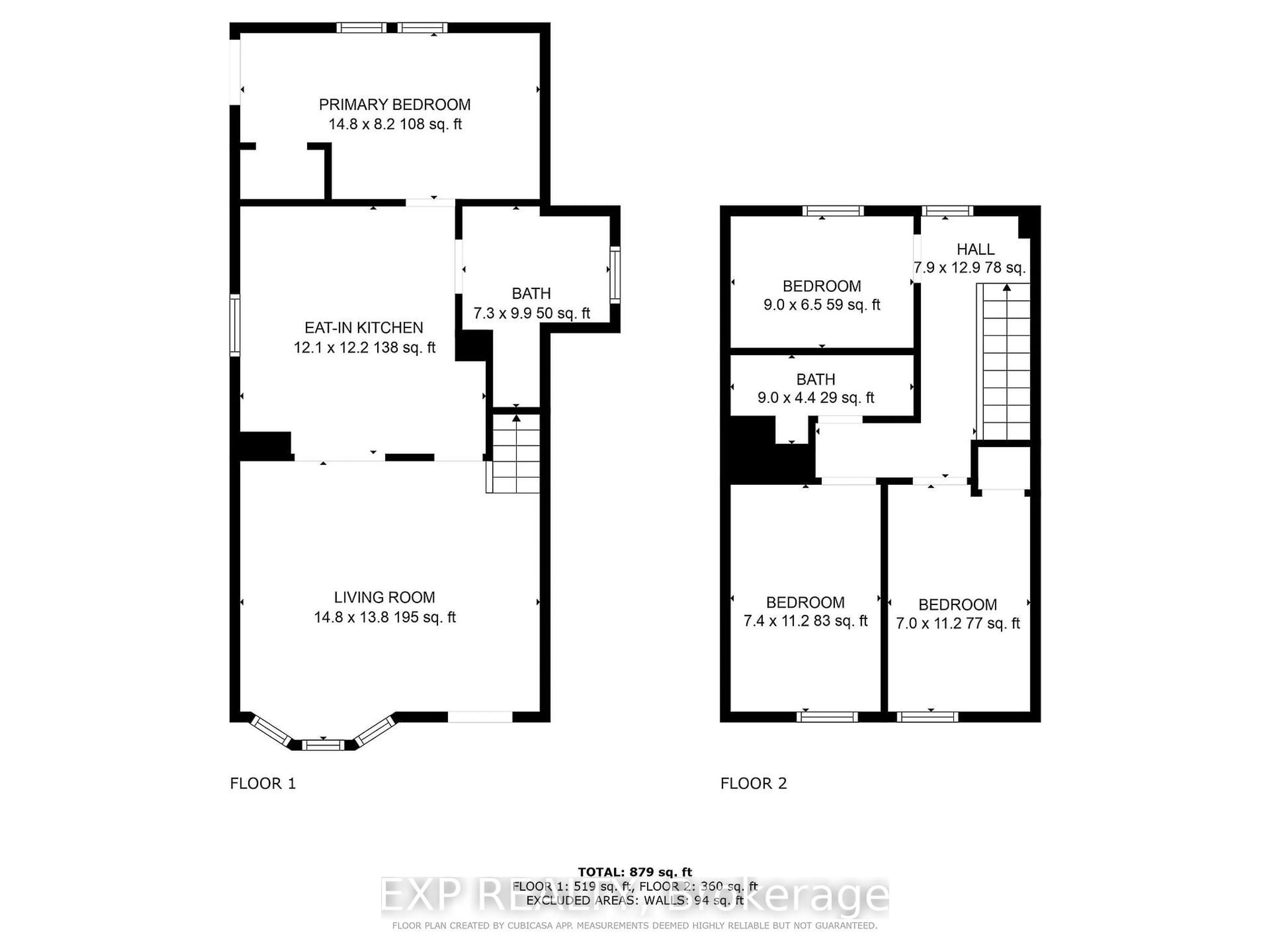 Floor plan for 217 Fairfield Ave, Hamilton Ontario L8H 5H5