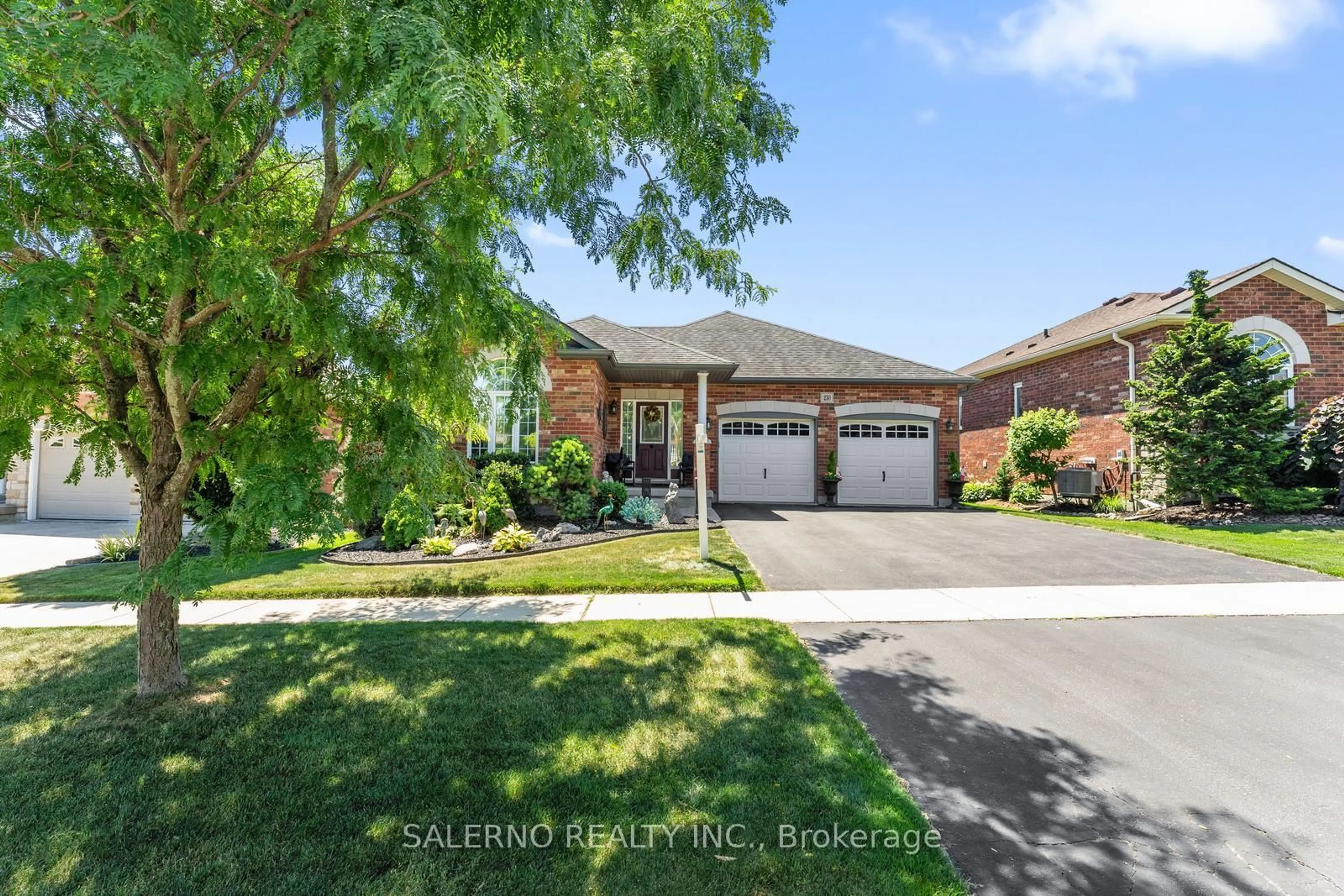 Home with brick exterior material, street for 230 Fairway Rd, Woodstock Ontario N4T 1W3