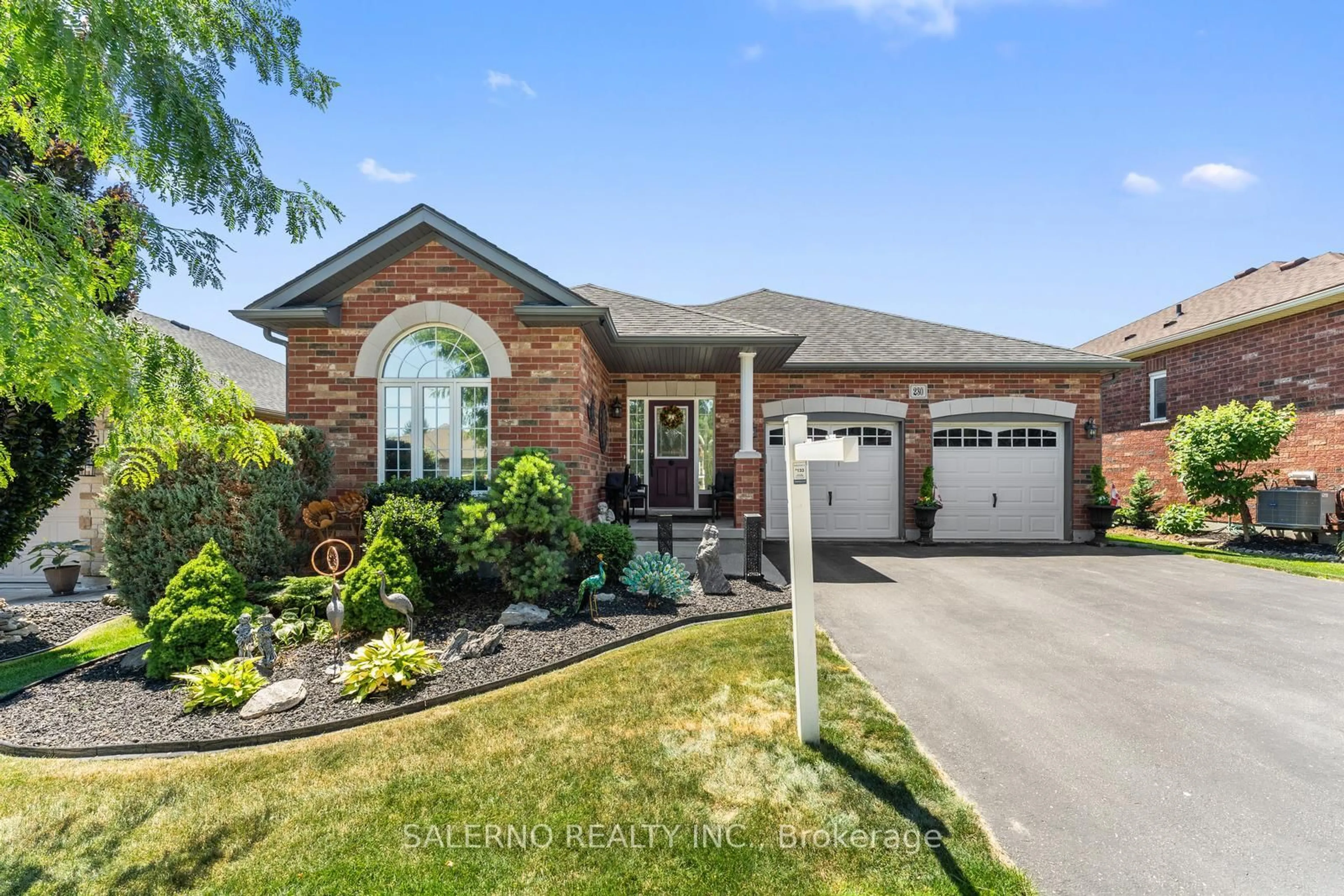 Home with brick exterior material, street for 230 Fairway Rd, Woodstock Ontario N4T 1W3