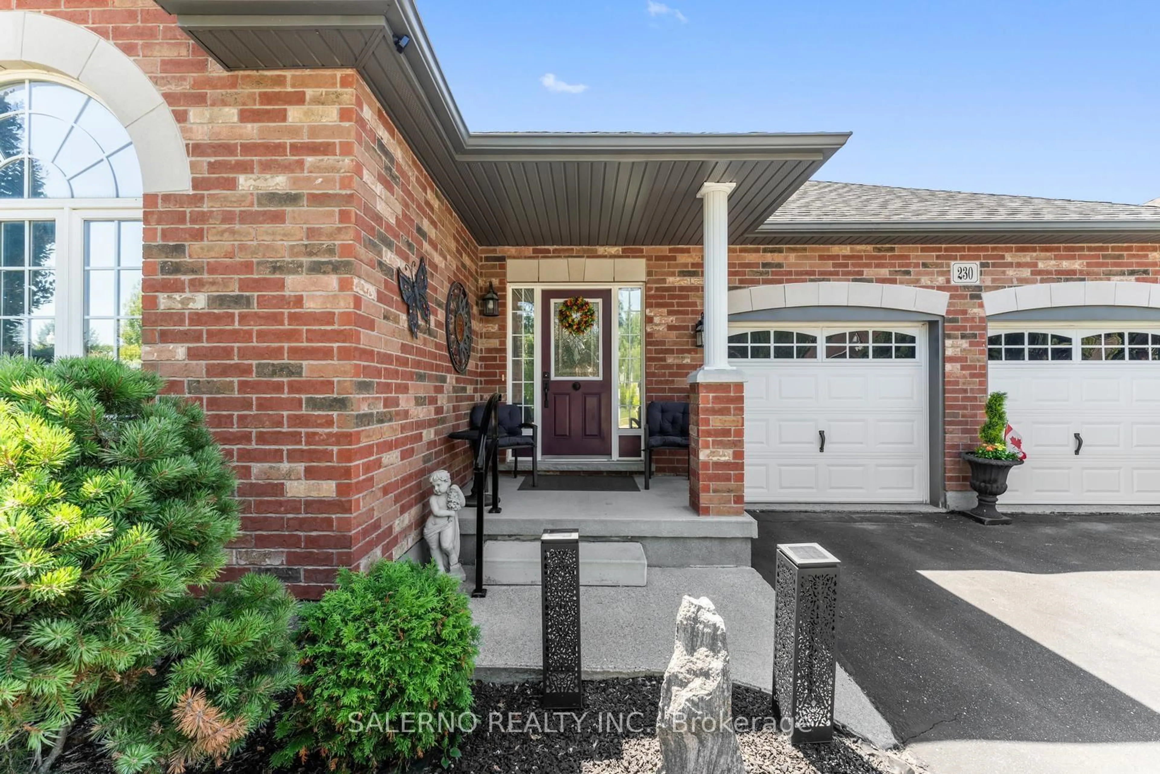 Home with brick exterior material, street for 230 Fairway Rd, Woodstock Ontario N4T 1W3