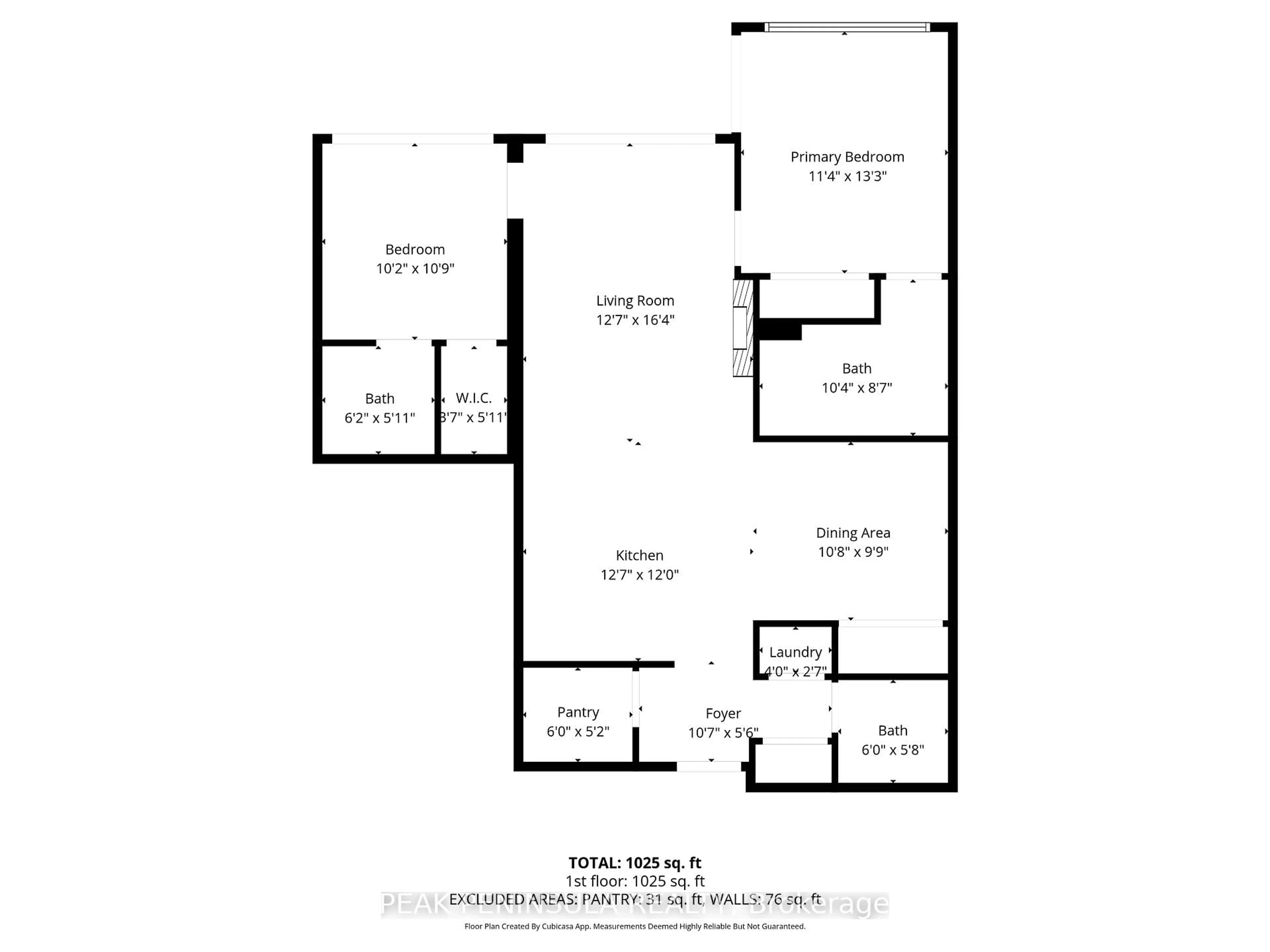 Floor plan for 12 Boulevard Blvd #209, Norfolk Ontario N0E 1M0