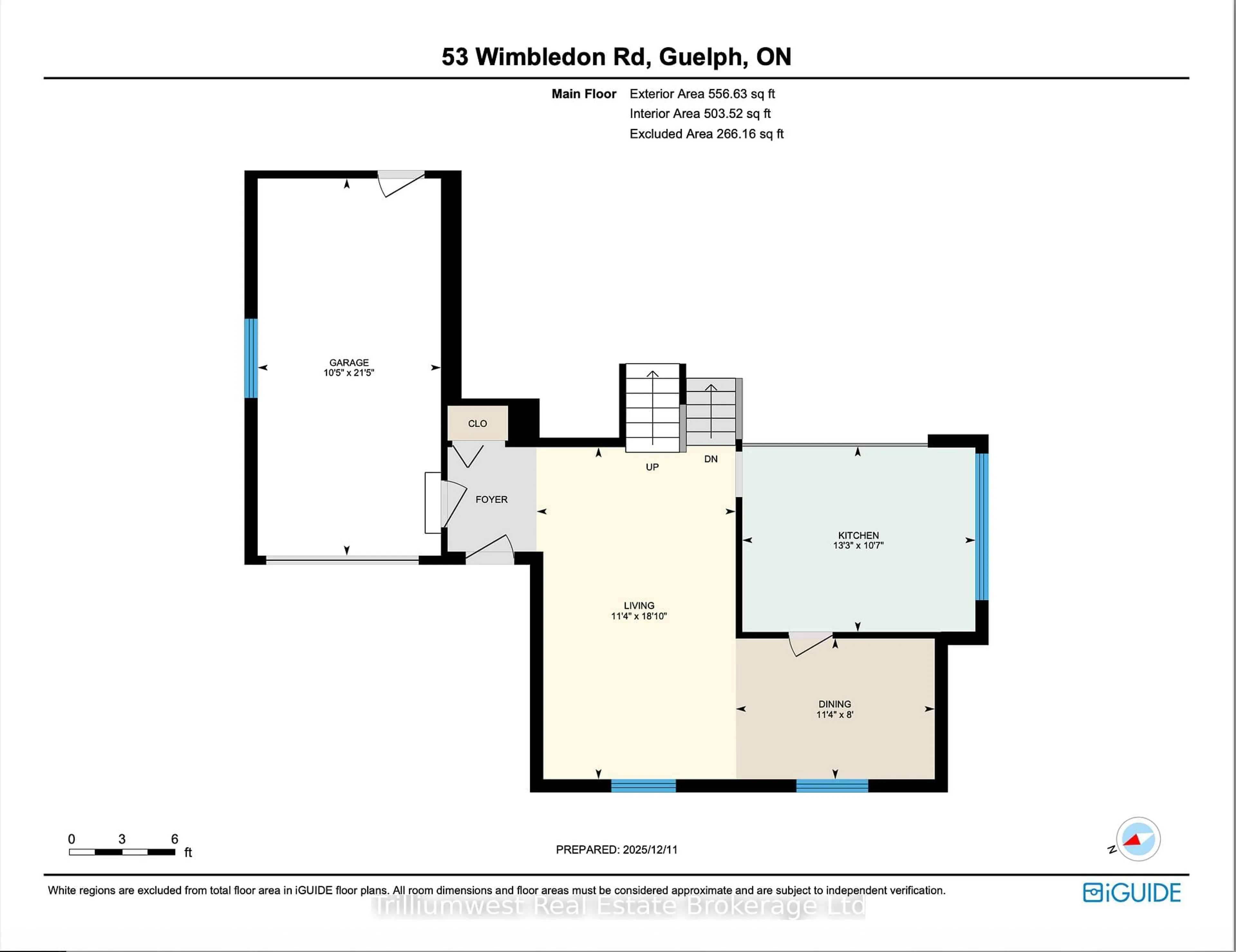 Floor plan for 53 Wimbledon Rd, Guelph Ontario N1H 7R6