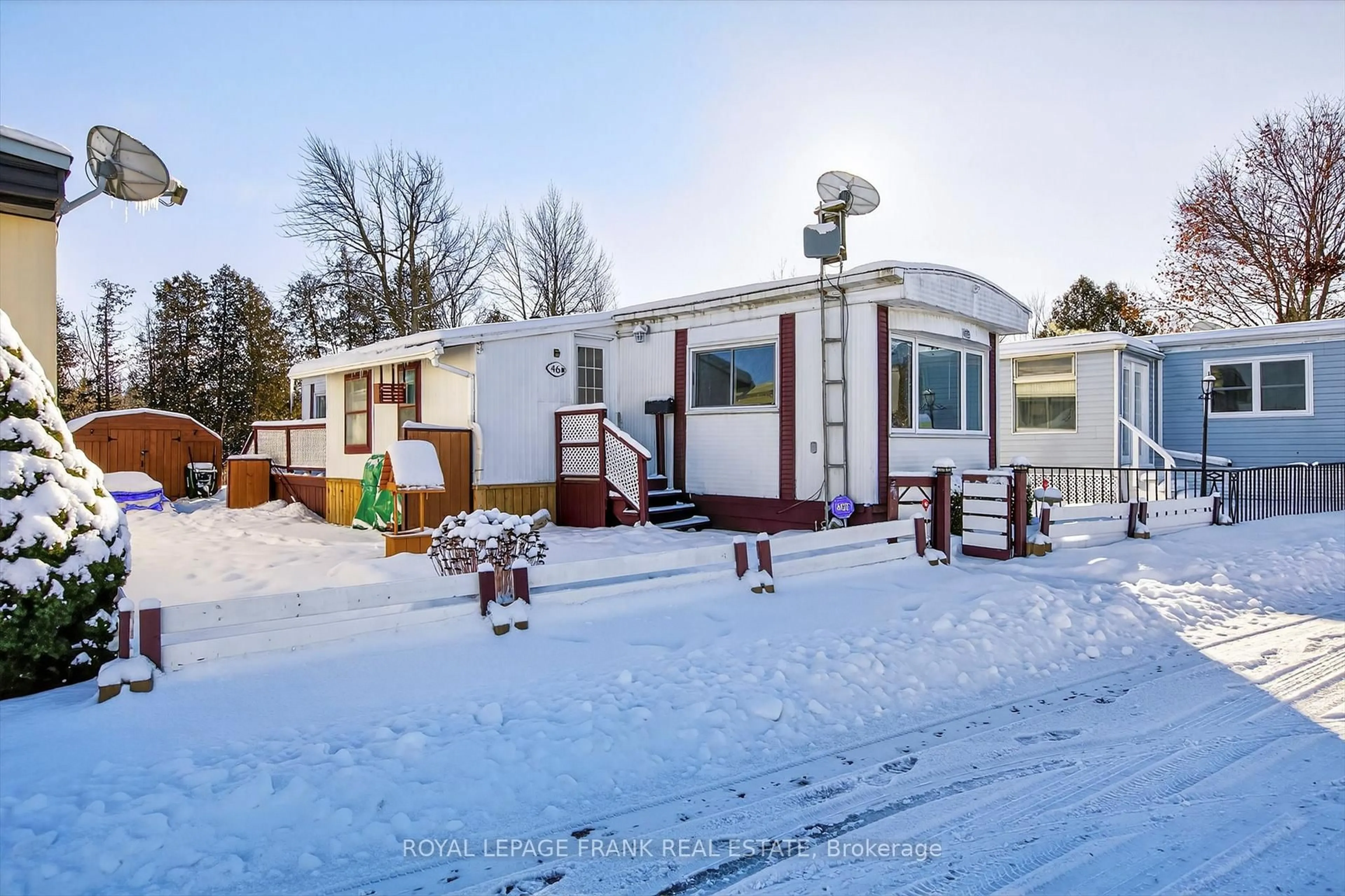 A pic from outside/outdoor area/front of a property/back of a property/a pic from drone, unknown for 2244 Heritage Line #46B, Otonabee-South Monaghan Ontario K9J 6X8