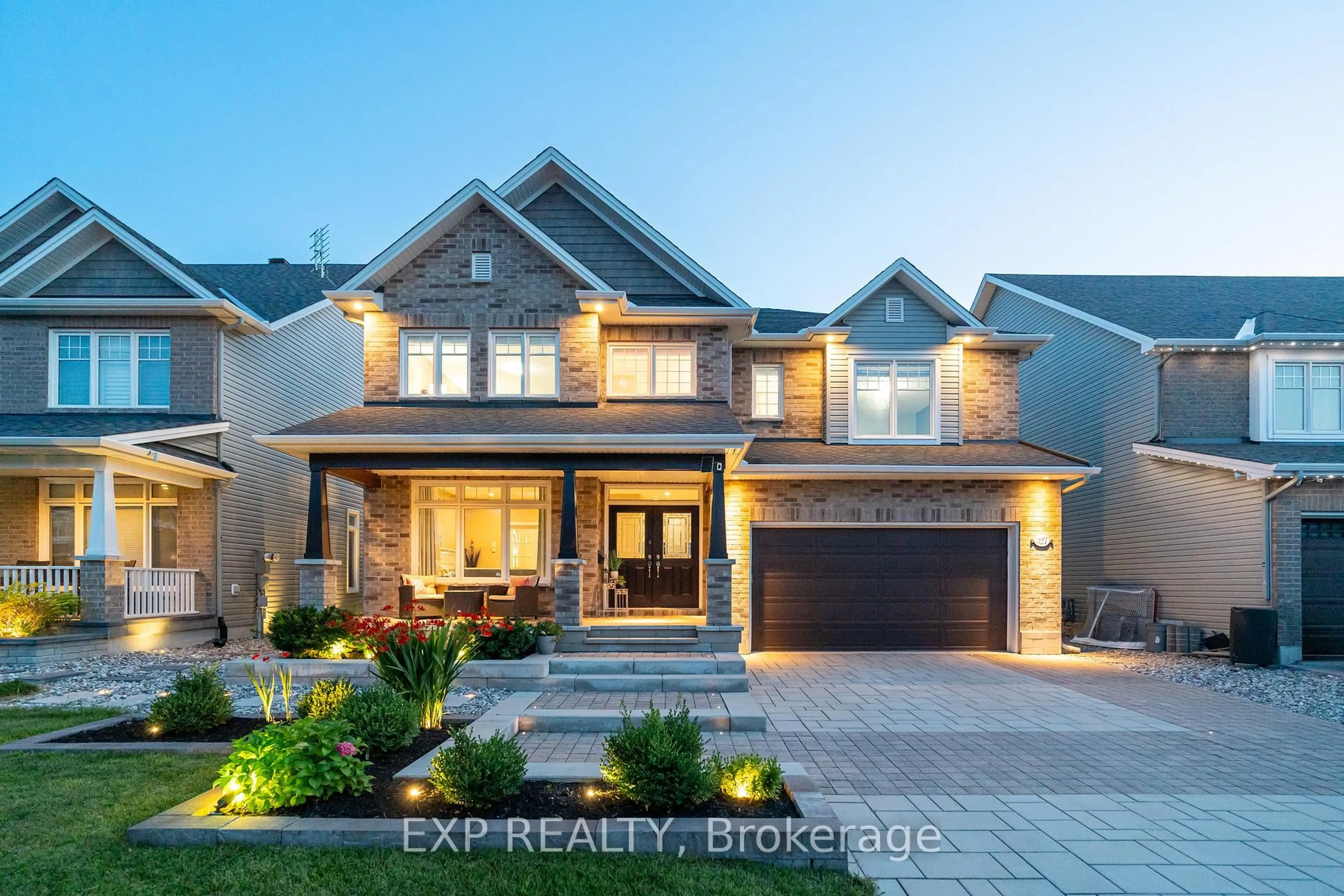 Home with brick exterior material, street for 327 Dunlin Rdge, Ottawa Ontario K2J 0E3