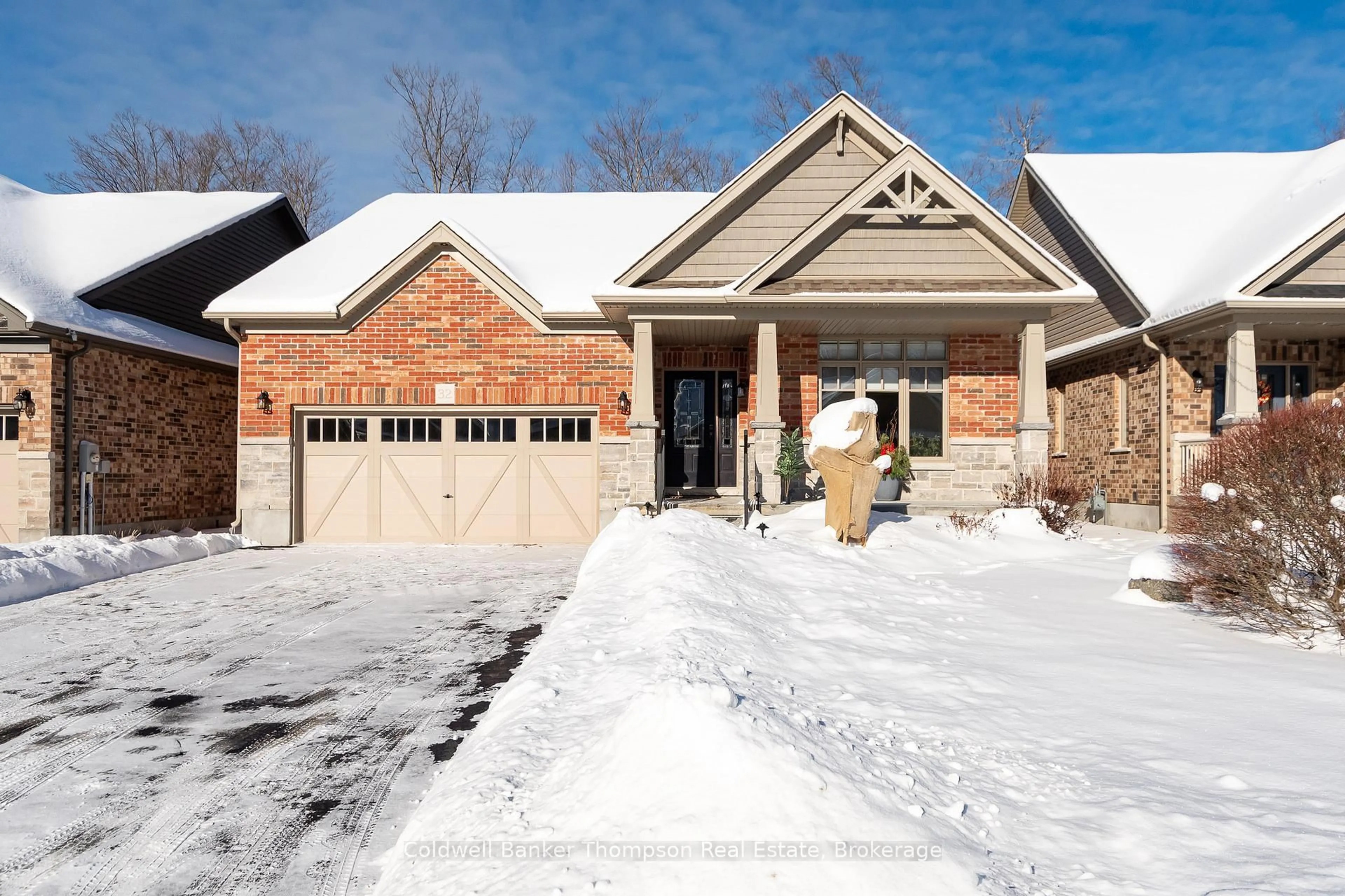 Home with brick exterior material, street for 32 Prestwick Dr, Huntsville Ontario P1H 0C2