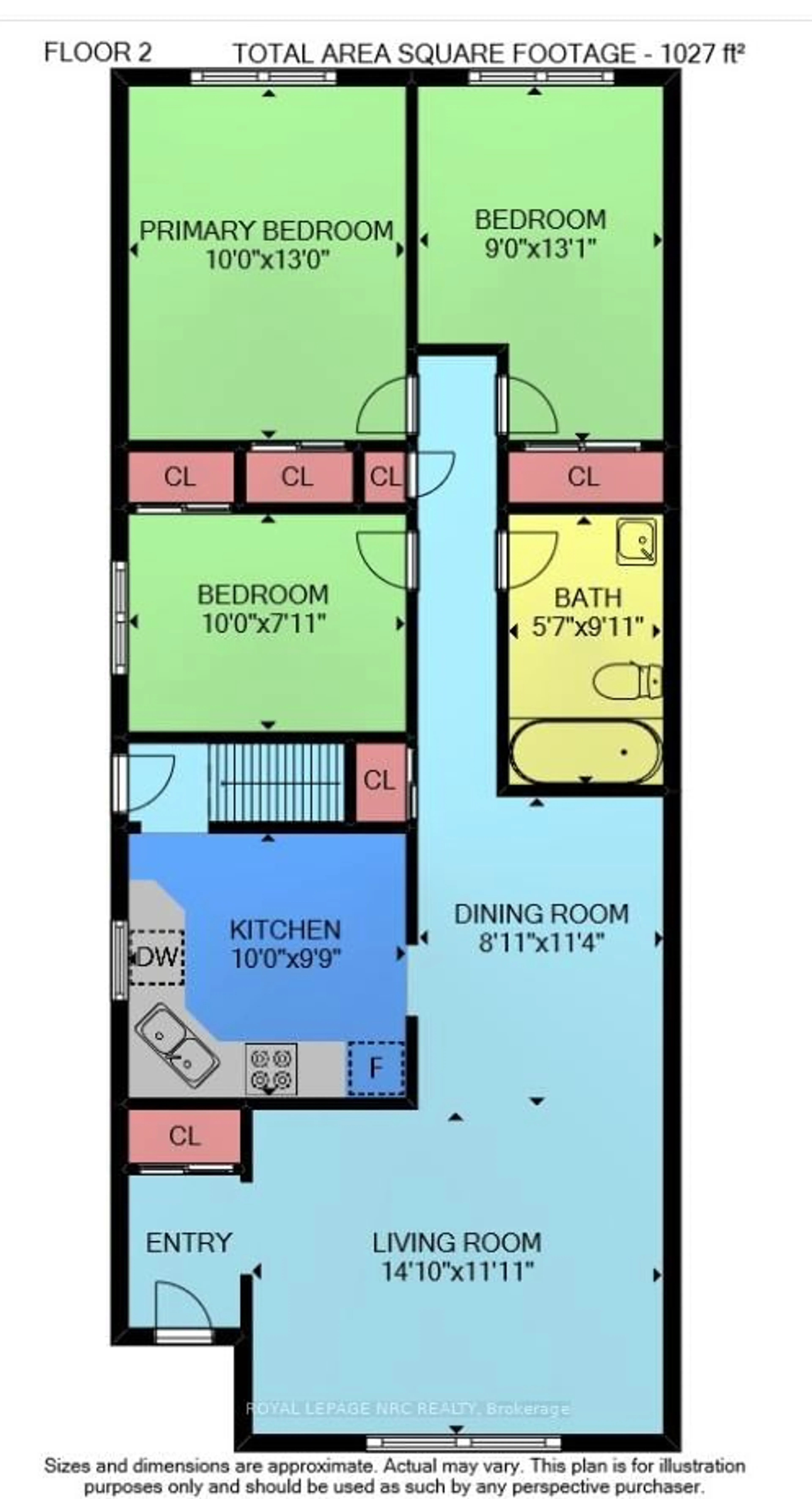 Floor plan for 17 Elma St, St. Catharines Ontario L2N 6Z3