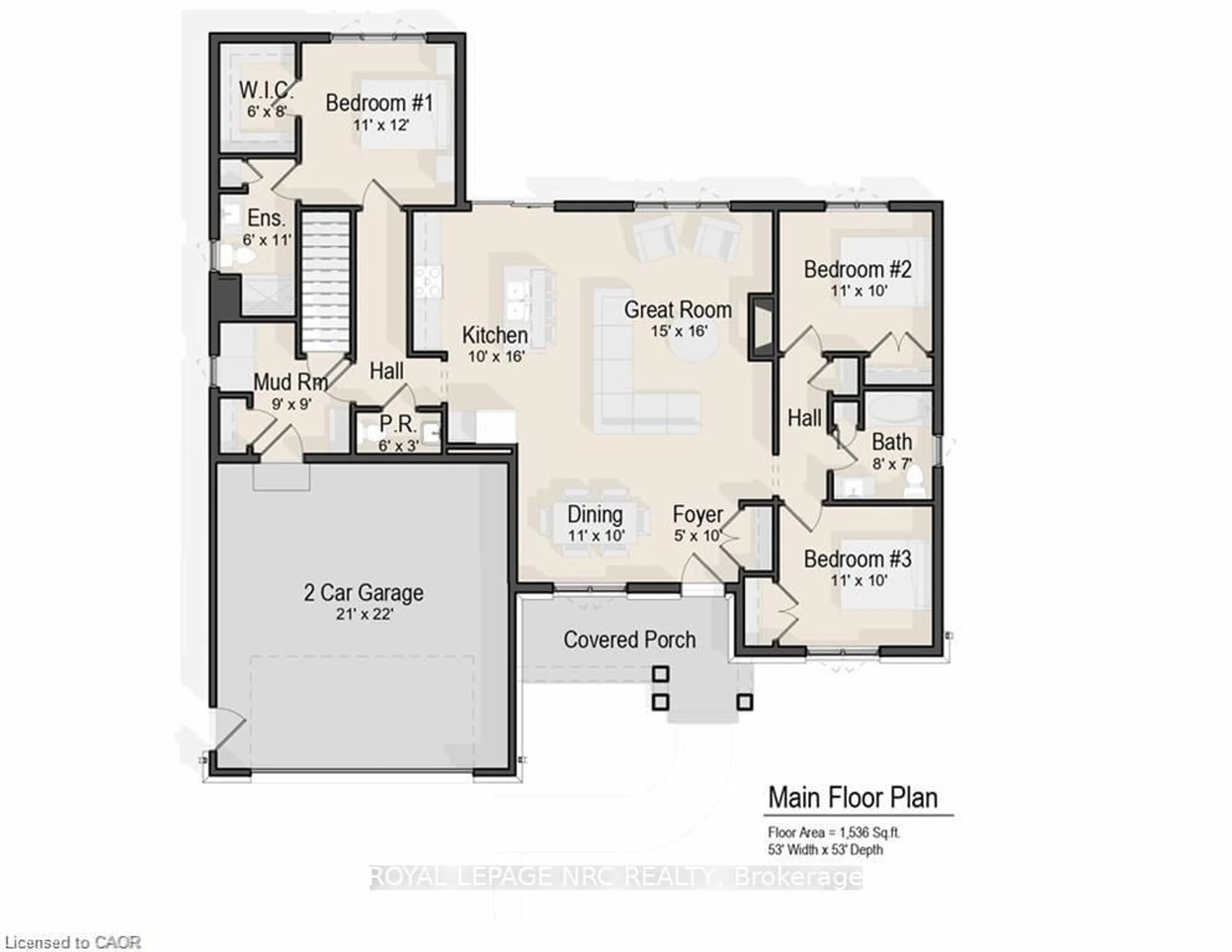 Floor plan for 32035 Bell Rd #Lot 2, Wainfleet Ontario L0S 1V0