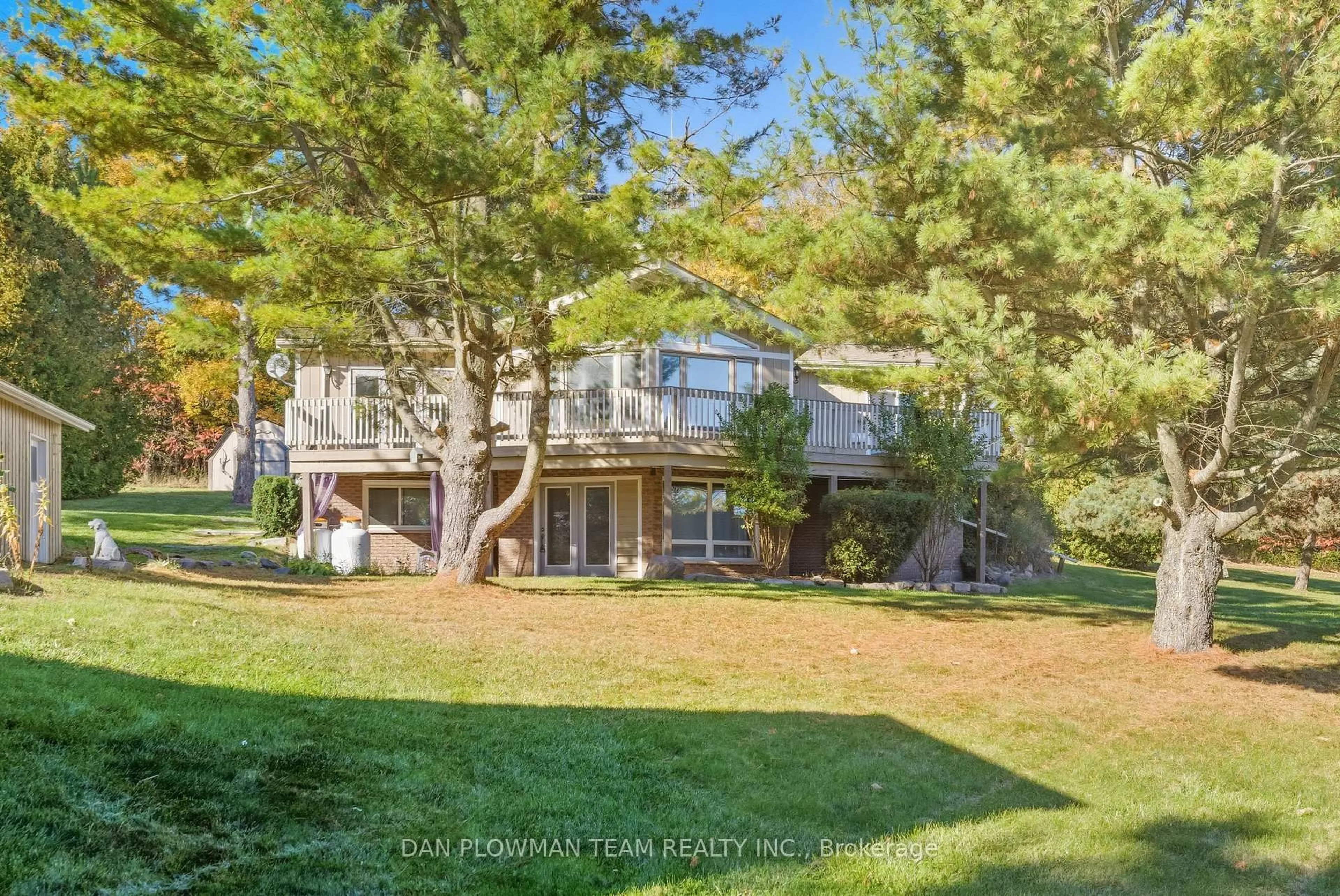 A pic from outside/outdoor area/front of a property/back of a property/a pic from drone, water/lake/river/ocean view for 236 Rutherford Rd, Alnwick/Haldimand Ontario K0K 1S0