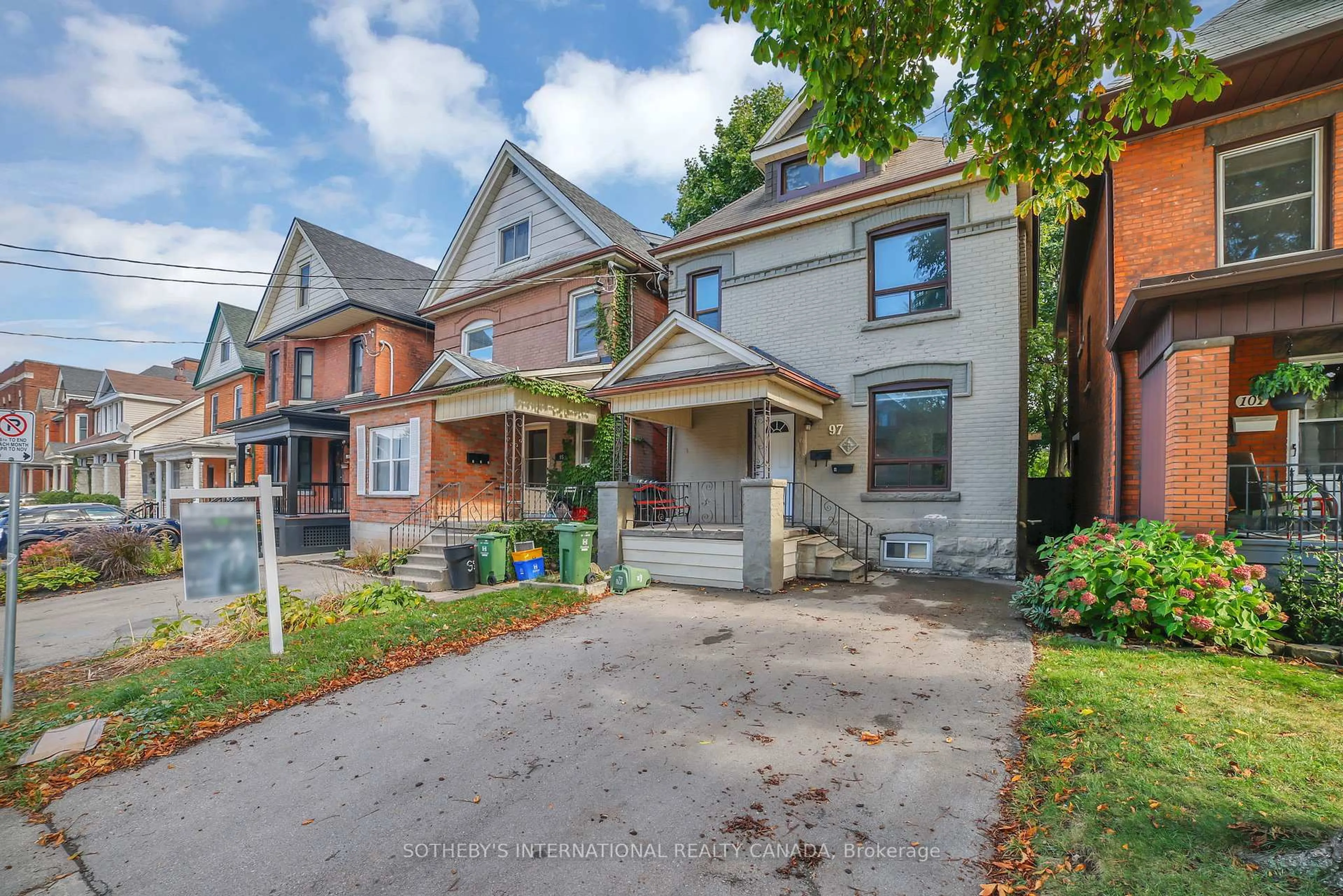 Home with brick exterior material, street for 97 Garfield Ave, Hamilton Ontario L8M 2S3