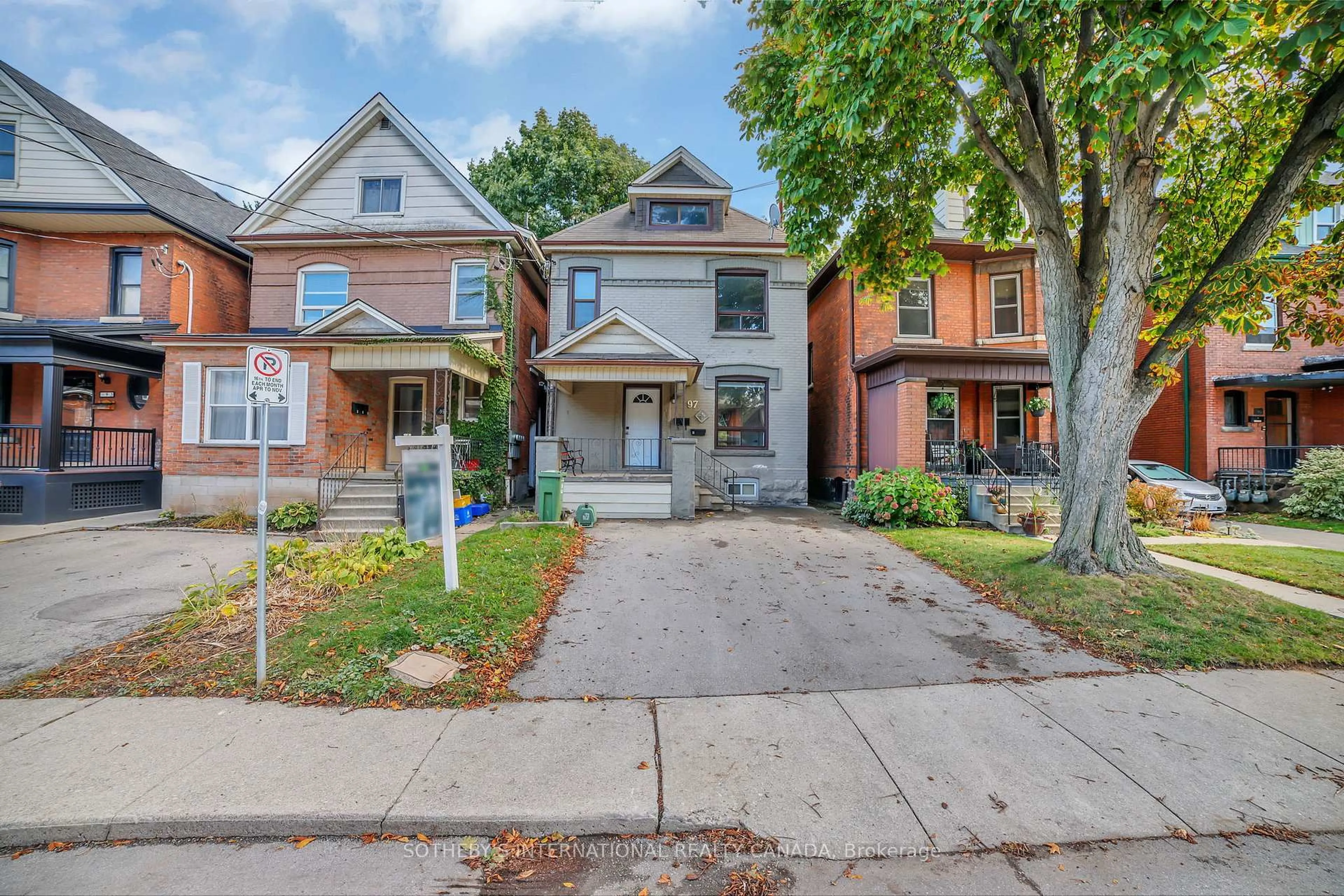 Home with brick exterior material, street for 97 Garfield Ave, Hamilton Ontario L8M 2S3