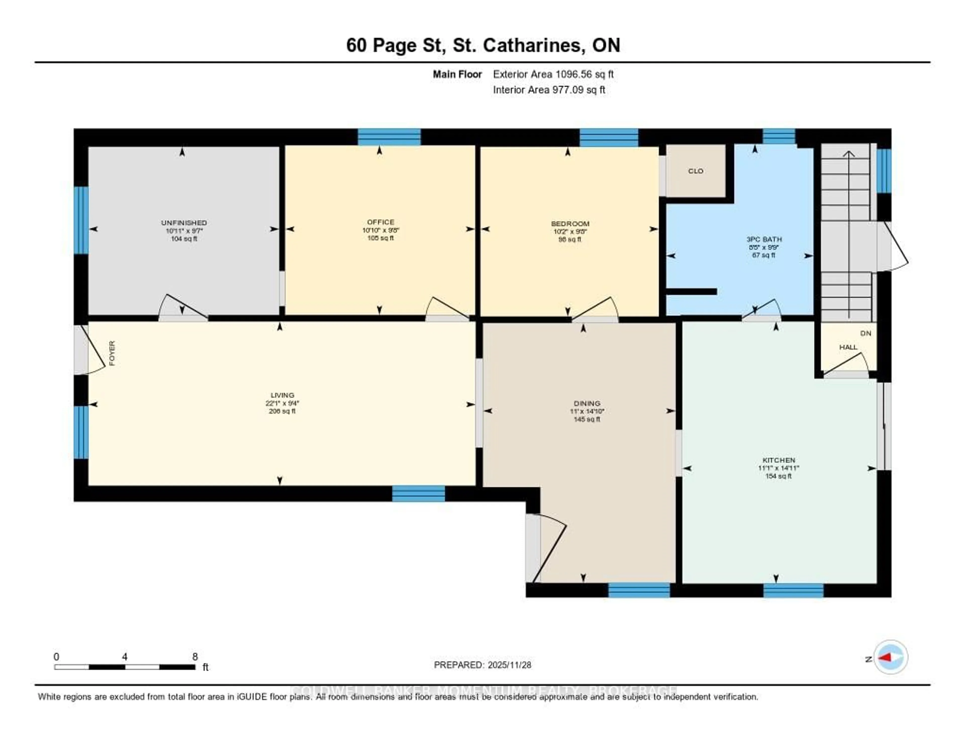 Floor plan for 60 Page St, St. Catharines Ontario L2R 4A7