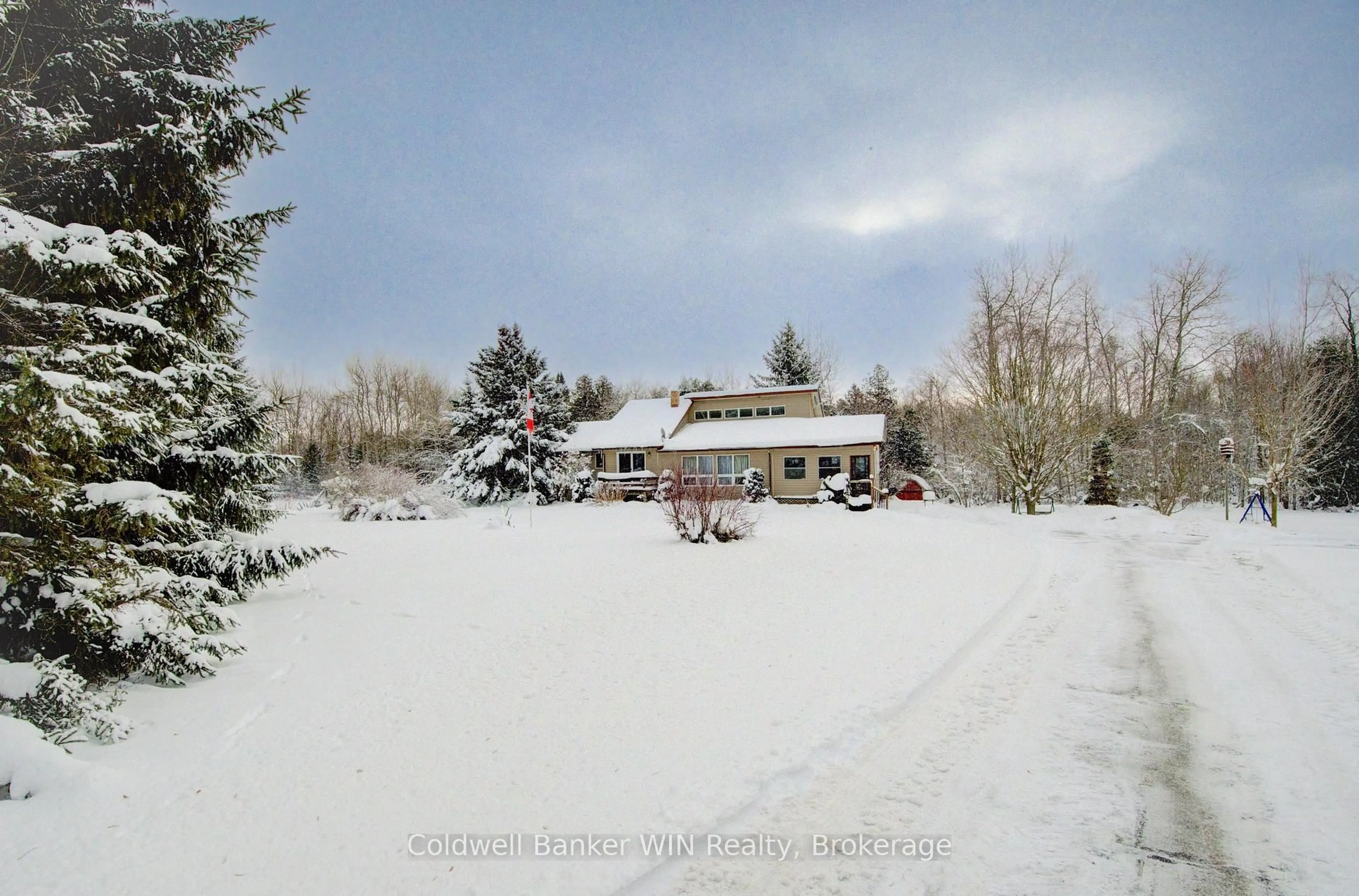 A pic from outside/outdoor area/front of a property/back of a property/a pic from drone, street for 8123 Line 12, Wellington North Ontario N0G 1N0