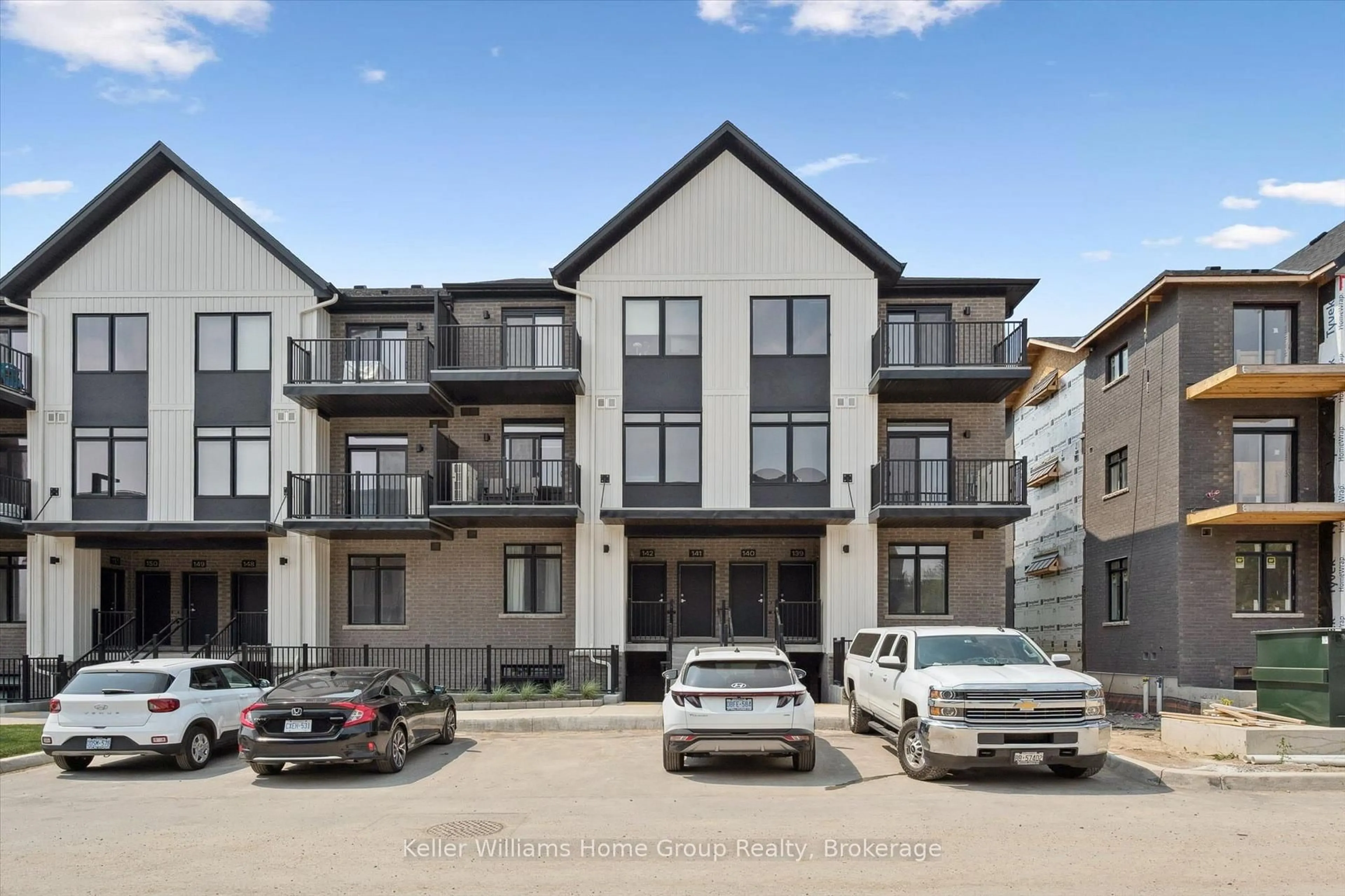 A pic from outside/outdoor area/front of a property/back of a property/a pic from drone, unknown for 824 Woolwich St #137, Guelph Ontario N1H 6J2