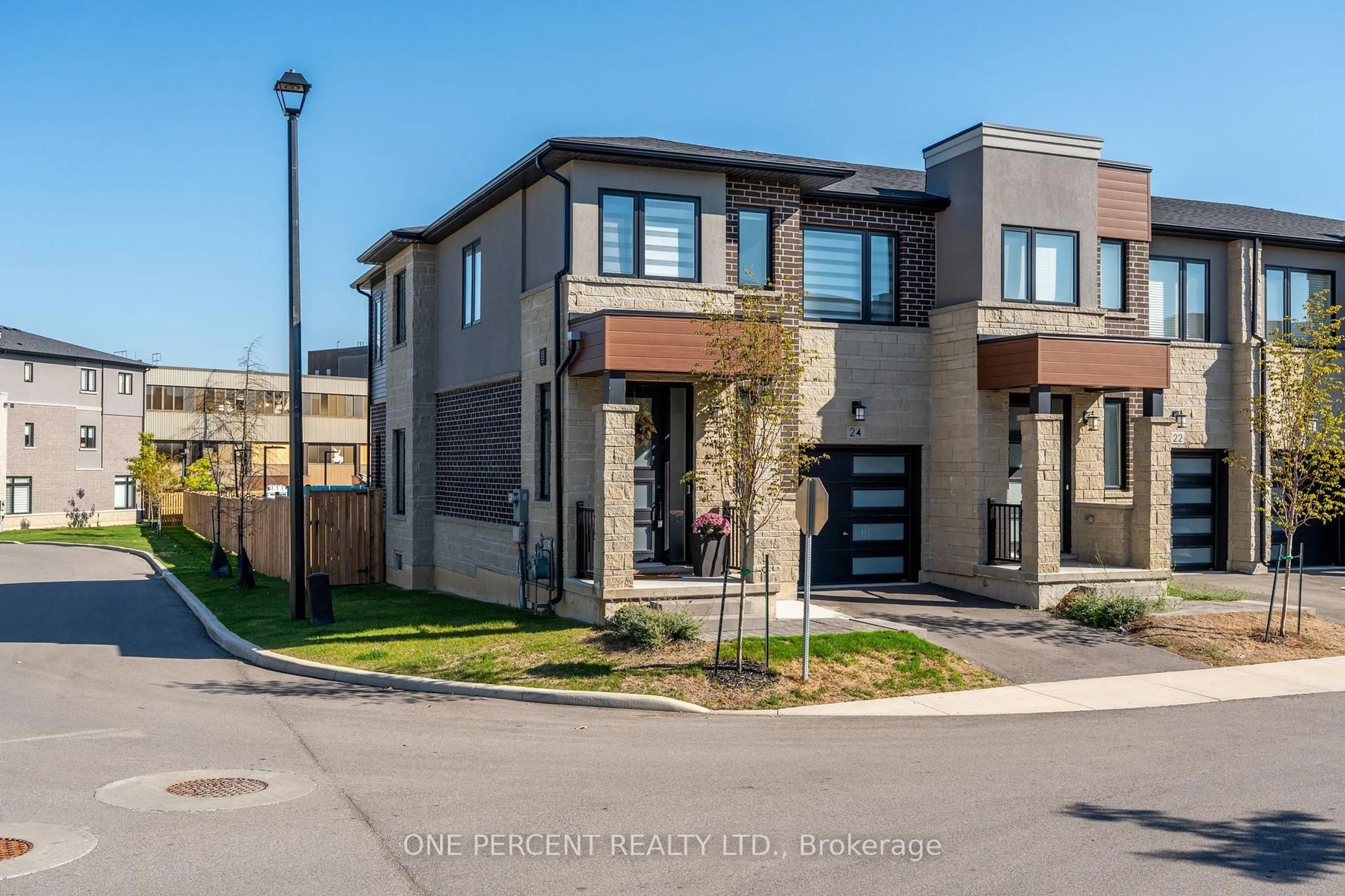 Home with brick exterior material, street for 24 Southam Lane, Hamilton Ontario L9C 0E9