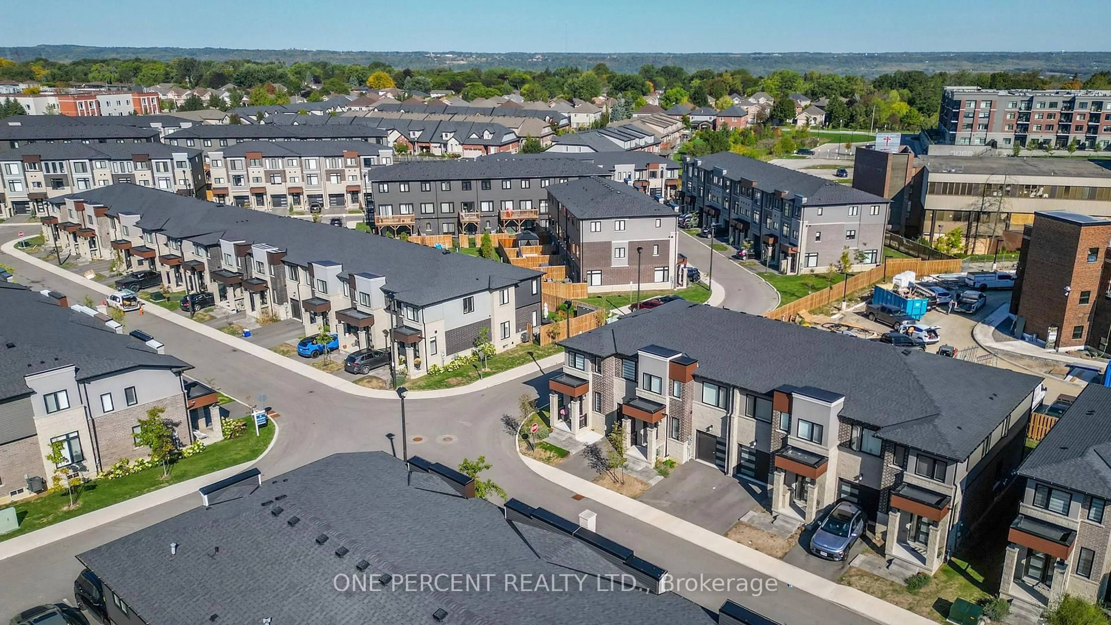 A pic from outside/outdoor area/front of a property/back of a property/a pic from drone, street for 24 Southam Lane, Hamilton Ontario L9C 0E9