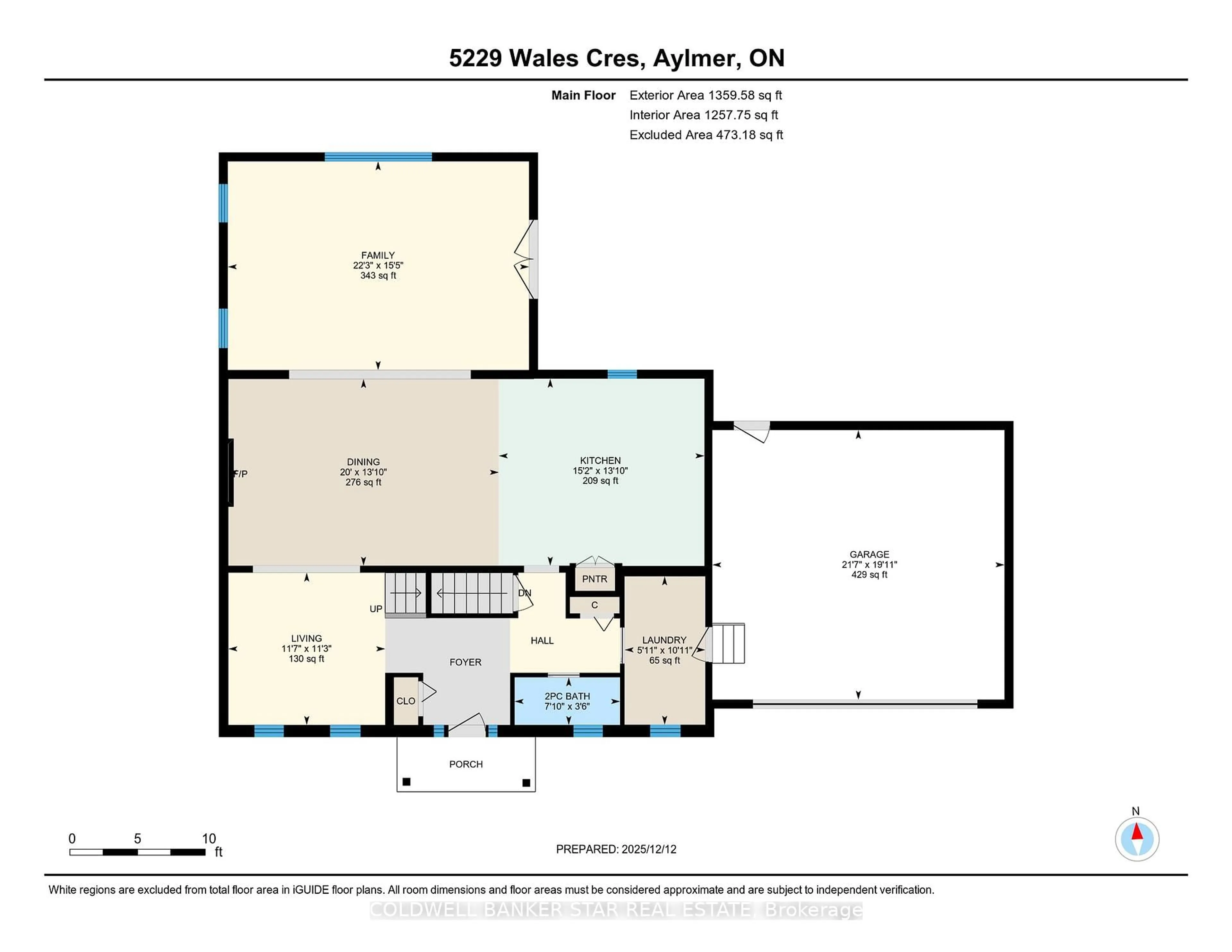 Floor plan for 5229 Wales Cres, Malahide Ontario N5H 2R2