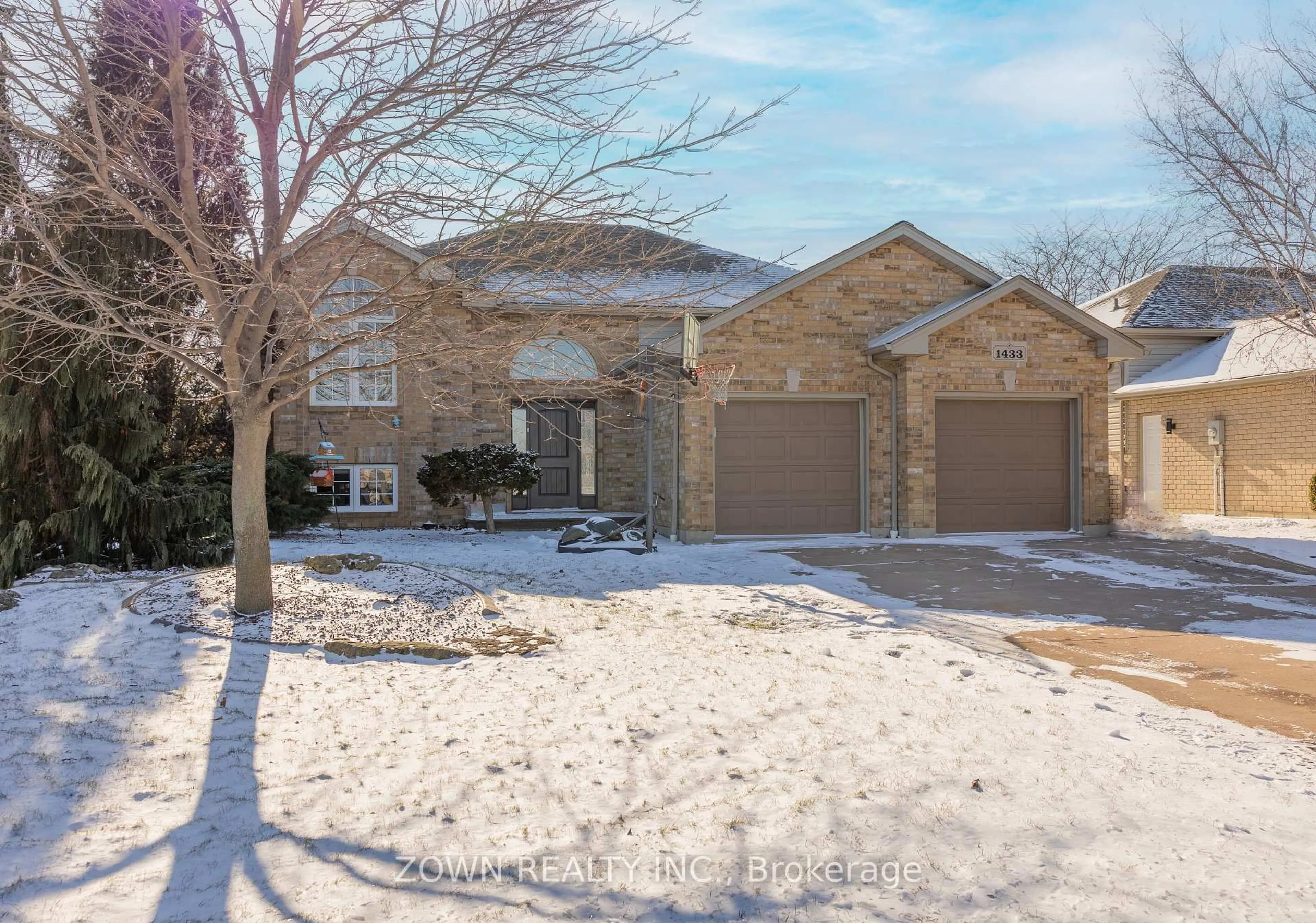 Home with brick exterior material, street for 1433 Girard Dr, Lakeshore Ontario N8L 0R3