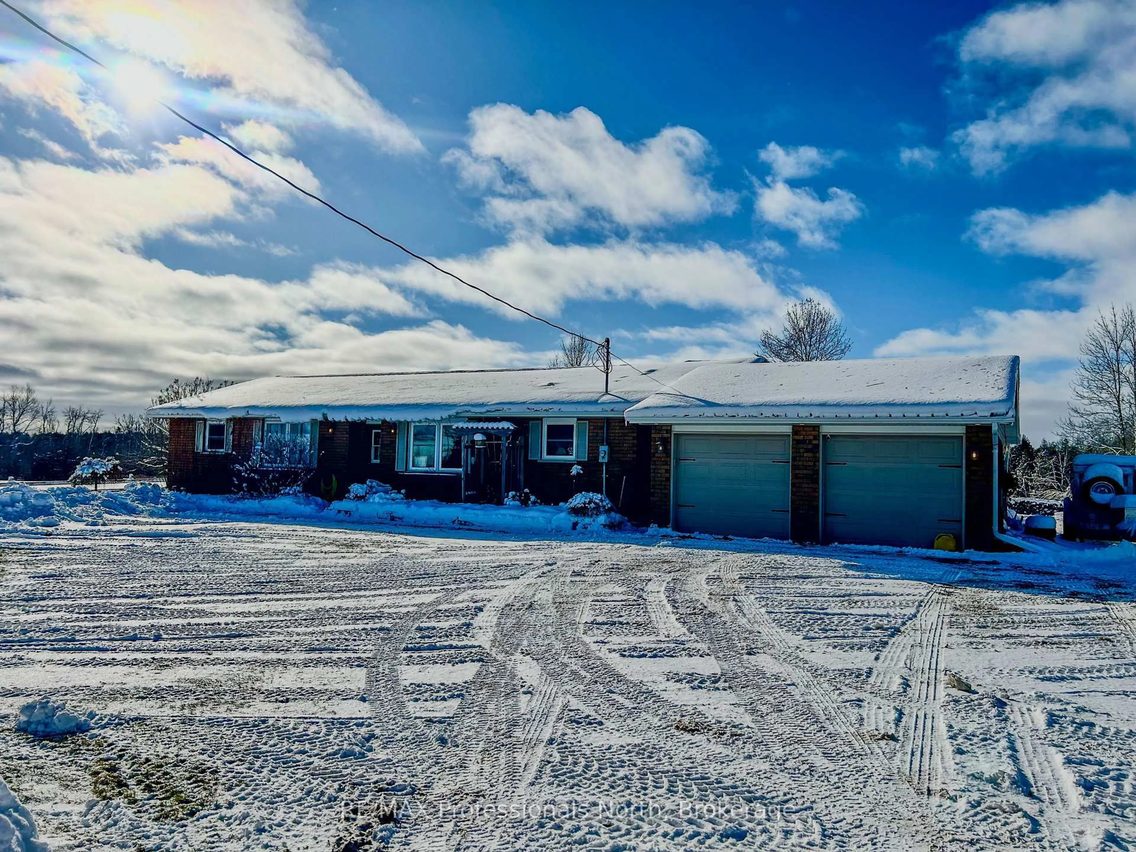 A pic from outside/outdoor area/front of a property/back of a property/a pic from drone, street for 960 5th Line Douro, Douro-Dummer Ontario K0L 2H0