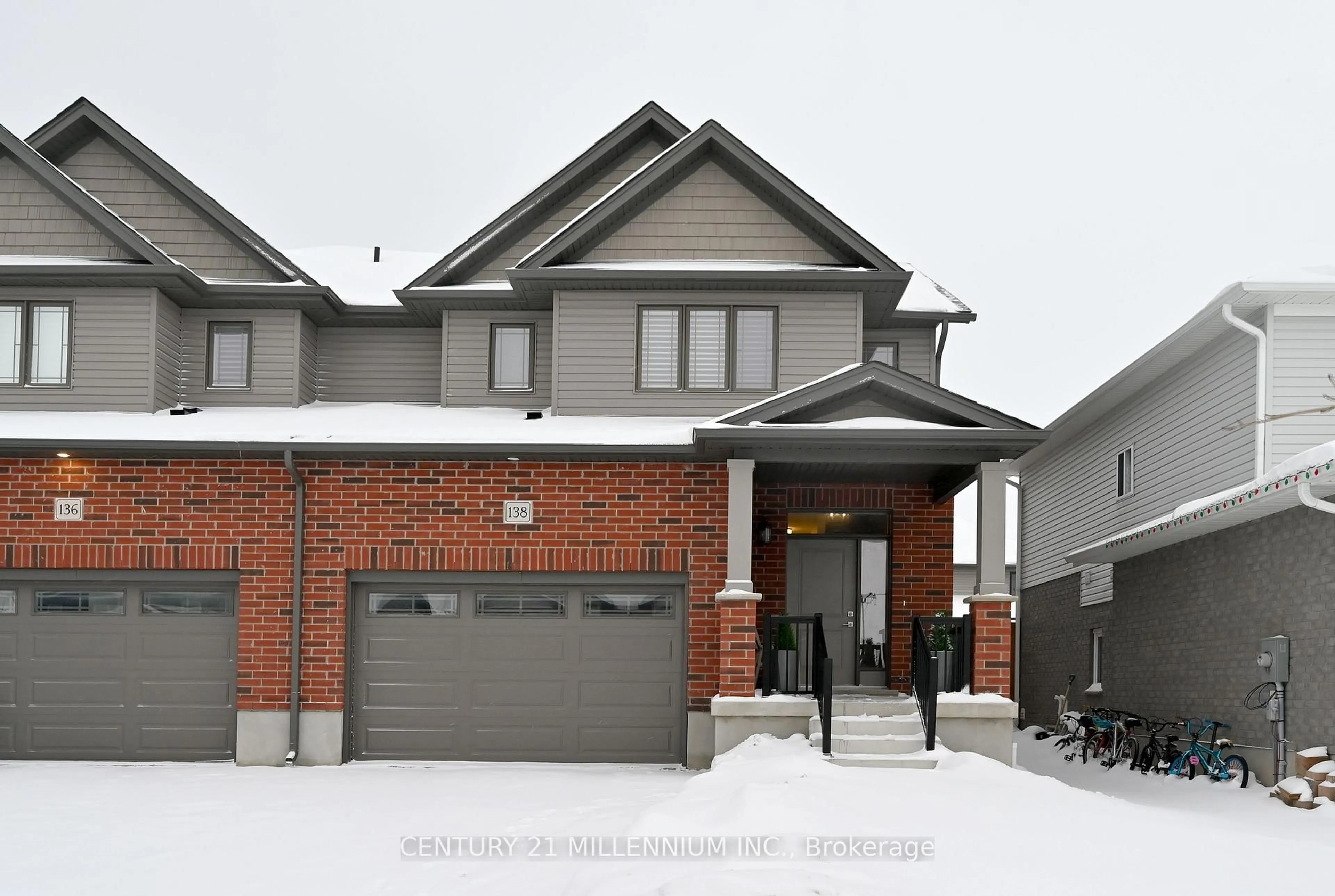 Home with brick exterior material, street for 138 Woodberry Cres, Woolwich Ontario N3B 0E5