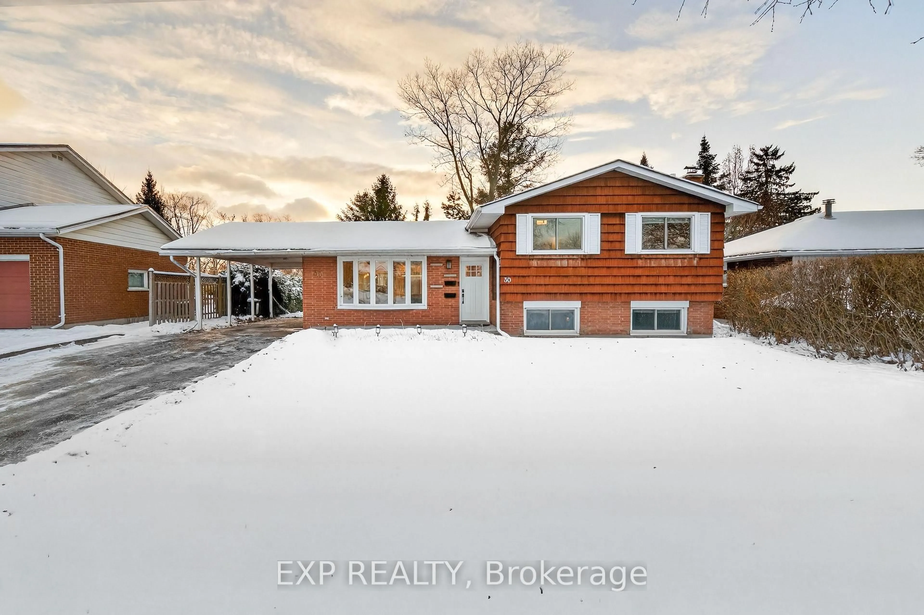 A pic from outside/outdoor area/front of a property/back of a property/a pic from drone, street for 30 Queen Mary Rd, Kingston Ontario K7M 2A4