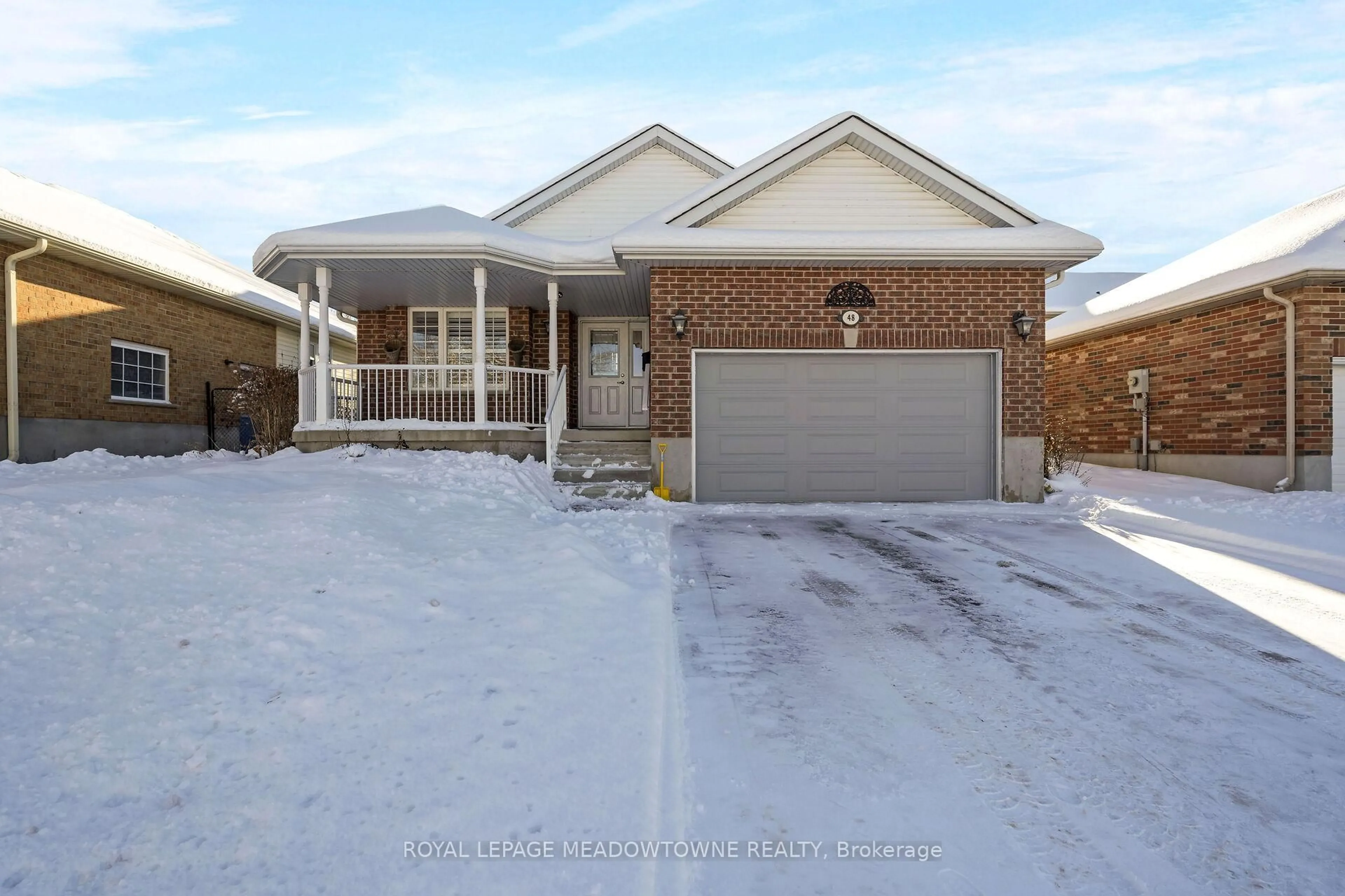 Home with brick exterior material, street for 48 Dickinson Crt, Centre Wellington Ontario N0B 1S0