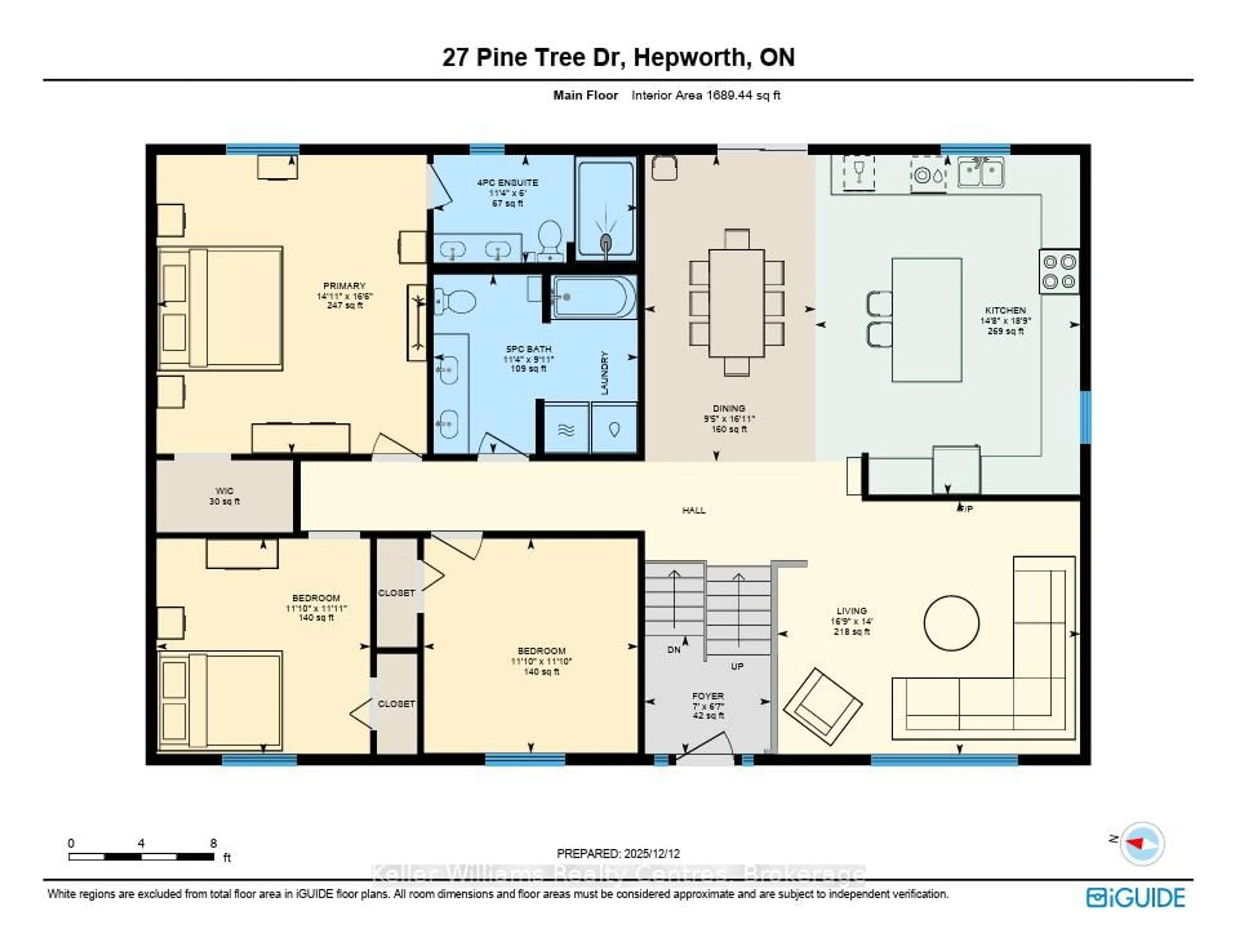 Floor plan for 27 Pine Tree Dr, South Bruce Peninsula Ontario N0H 1P0