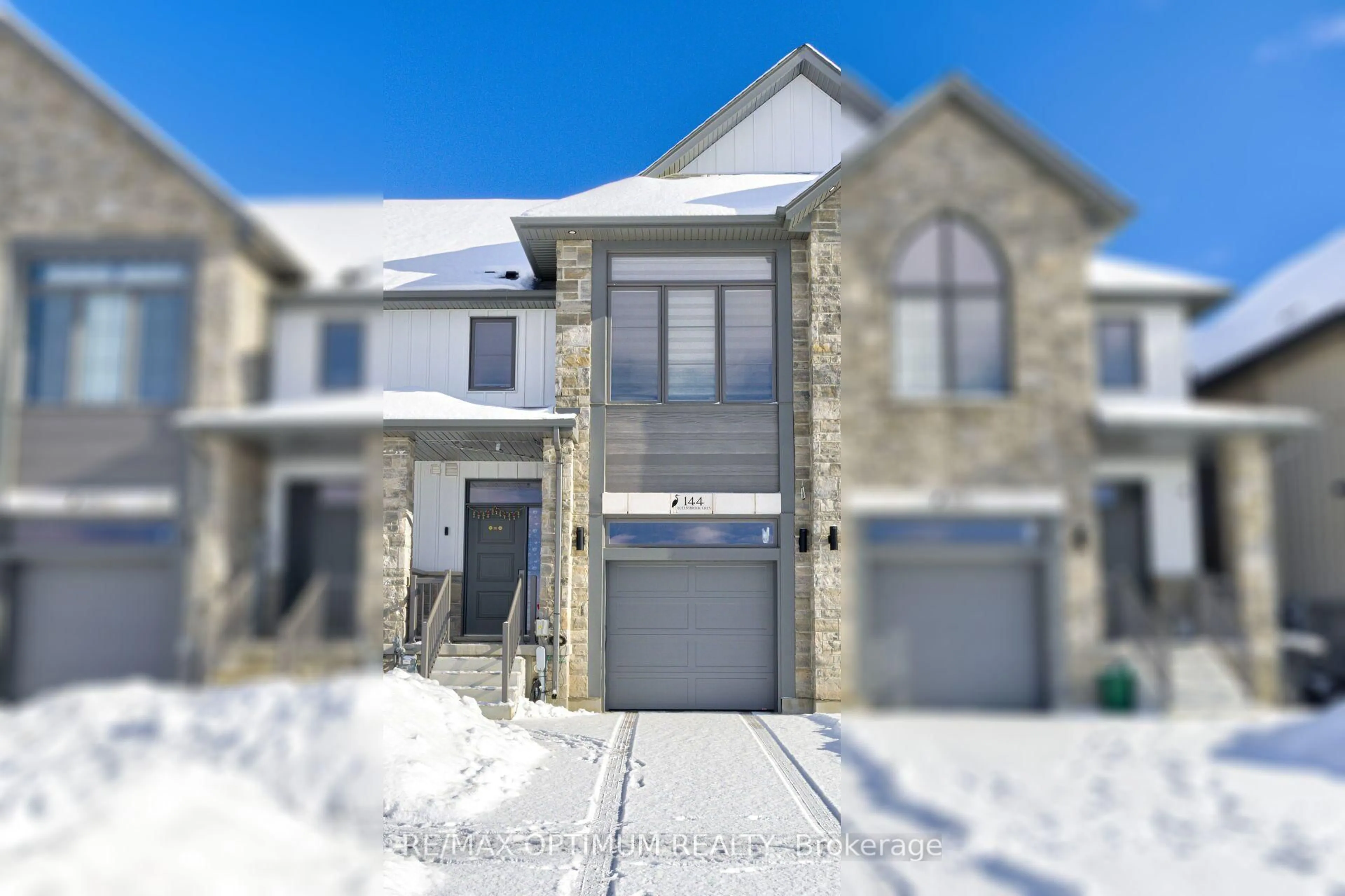 Home with brick exterior material, street for 144 Queensbrook Cres, Cambridge Ontario N1S 0E4