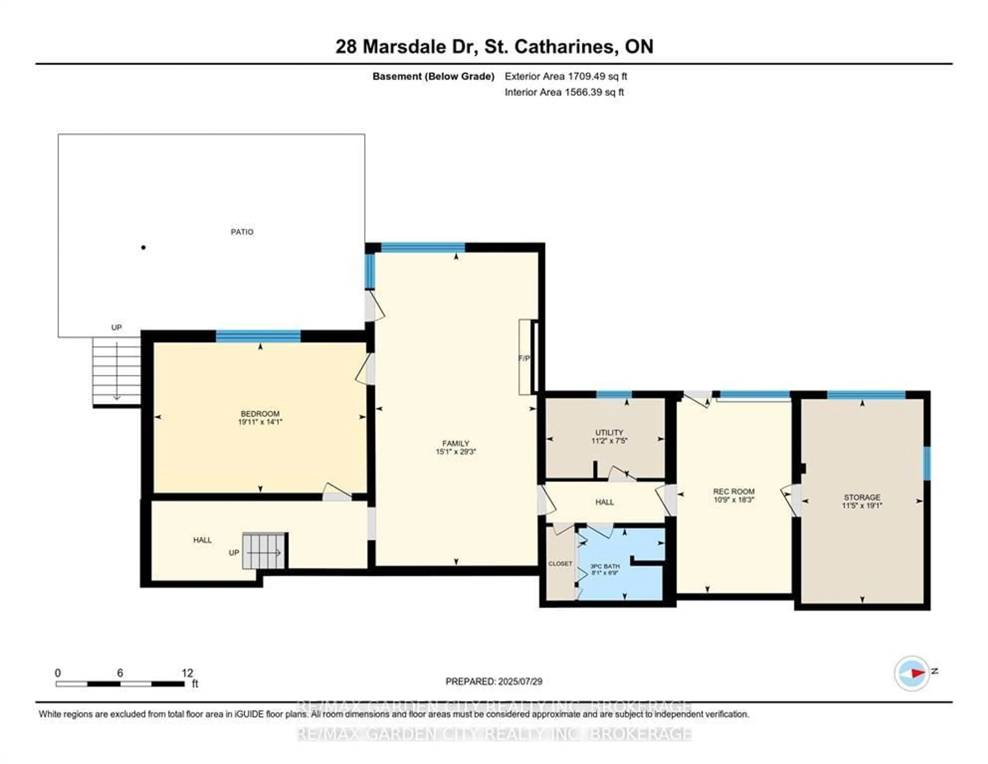 Floor plan for 28 MARSDALE Dr, St. Catharines Ontario L2T 3S3